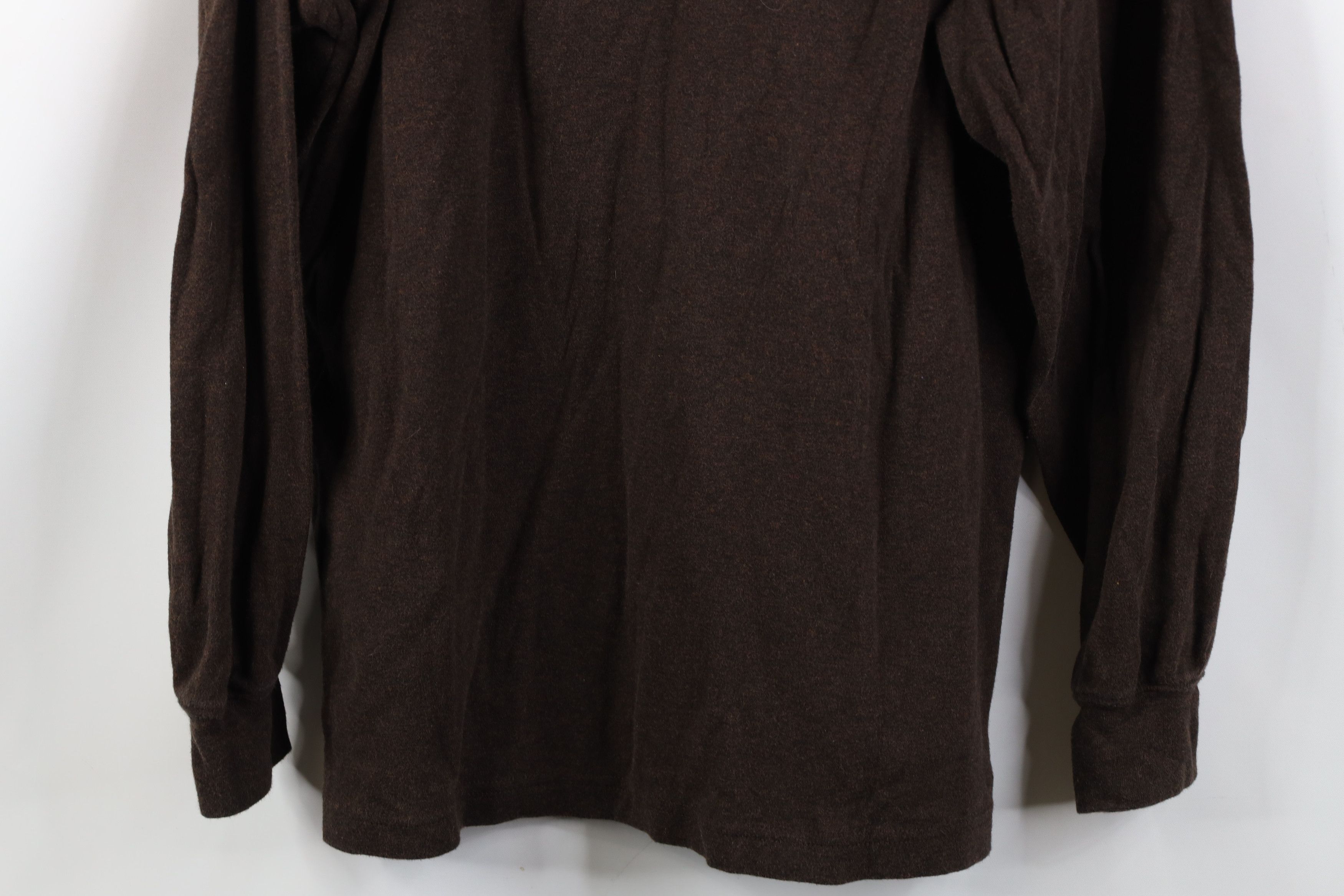 Vintage Vintage 90s Y2K Streetwear Mock Neck Long Sleeve T-Shirt Size US M / EU 48-50 / 2 - 13 Thumbnail