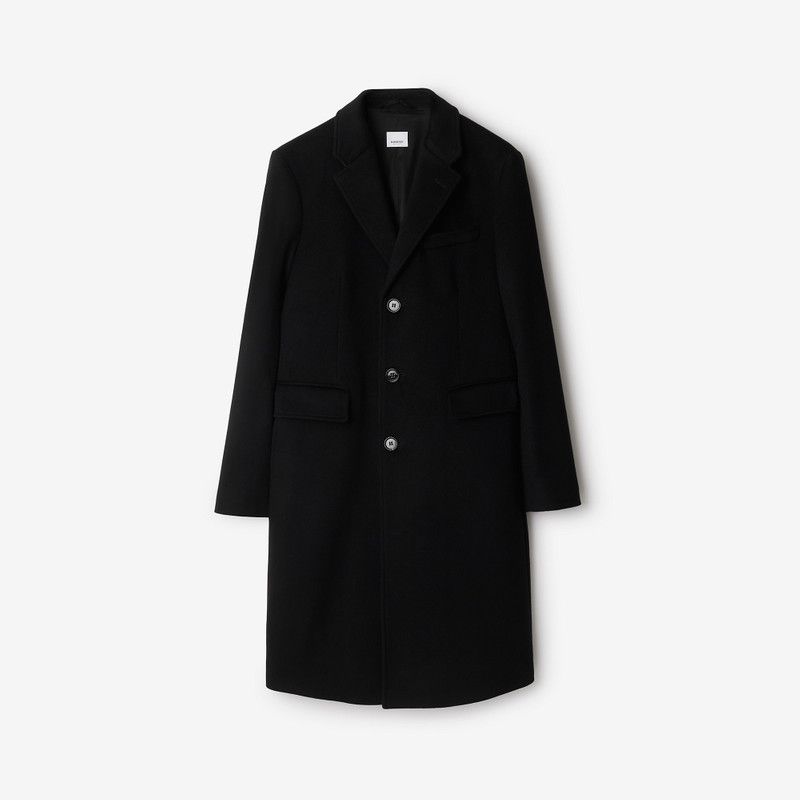 Burberry o1w1db10326 Wool Tailored Blend Coat in Black Size US S / EU 44-46 / 1 - 1 Preview