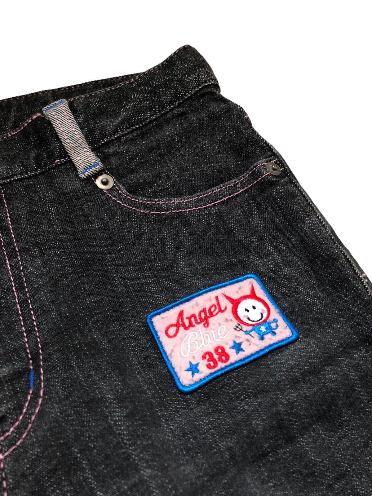 Angel Blue × Hysteric Glamour × Japanese Brand Japanese Brand Angel Blue Patchwok Jeans Size 27" / US 4 / IT 40 - 7 Thumbnail