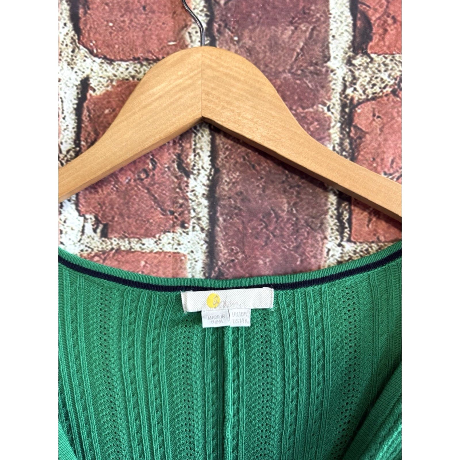 Boden Boden Womens Green Long Sleeve Knit Maxi Dress Size 14 Twist Front Maxi Dress Women Green Long Sleeve Knit Twist Front 14 Size XL / US 12-14 / IT 48-50 - 3 Thumbnail