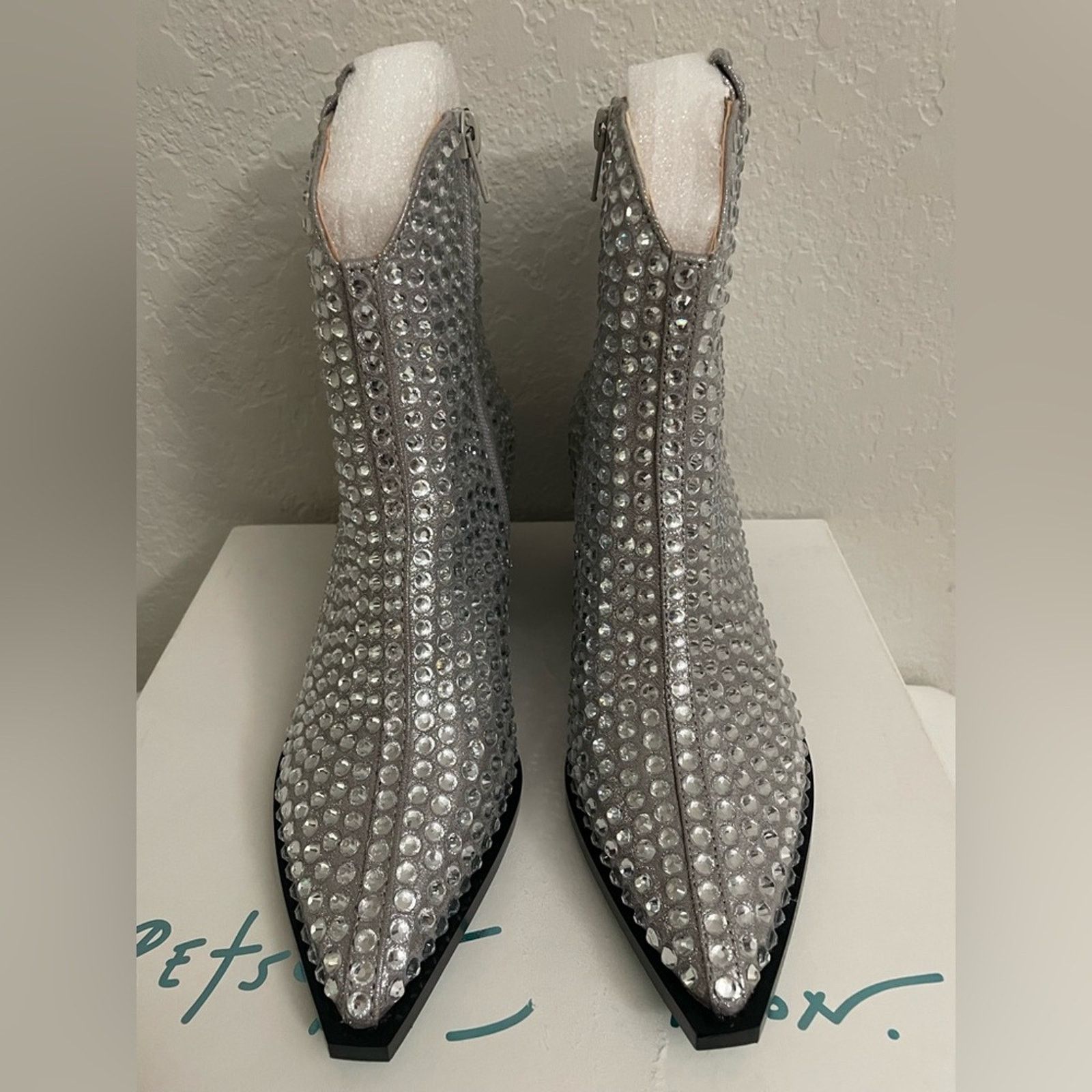 Betsey Johnson Betsey Johnson Neil Jewel Studded Boot in Silver Womens 6.5 Size US 6.5 / IT 36.5 - 2 Thumbnail