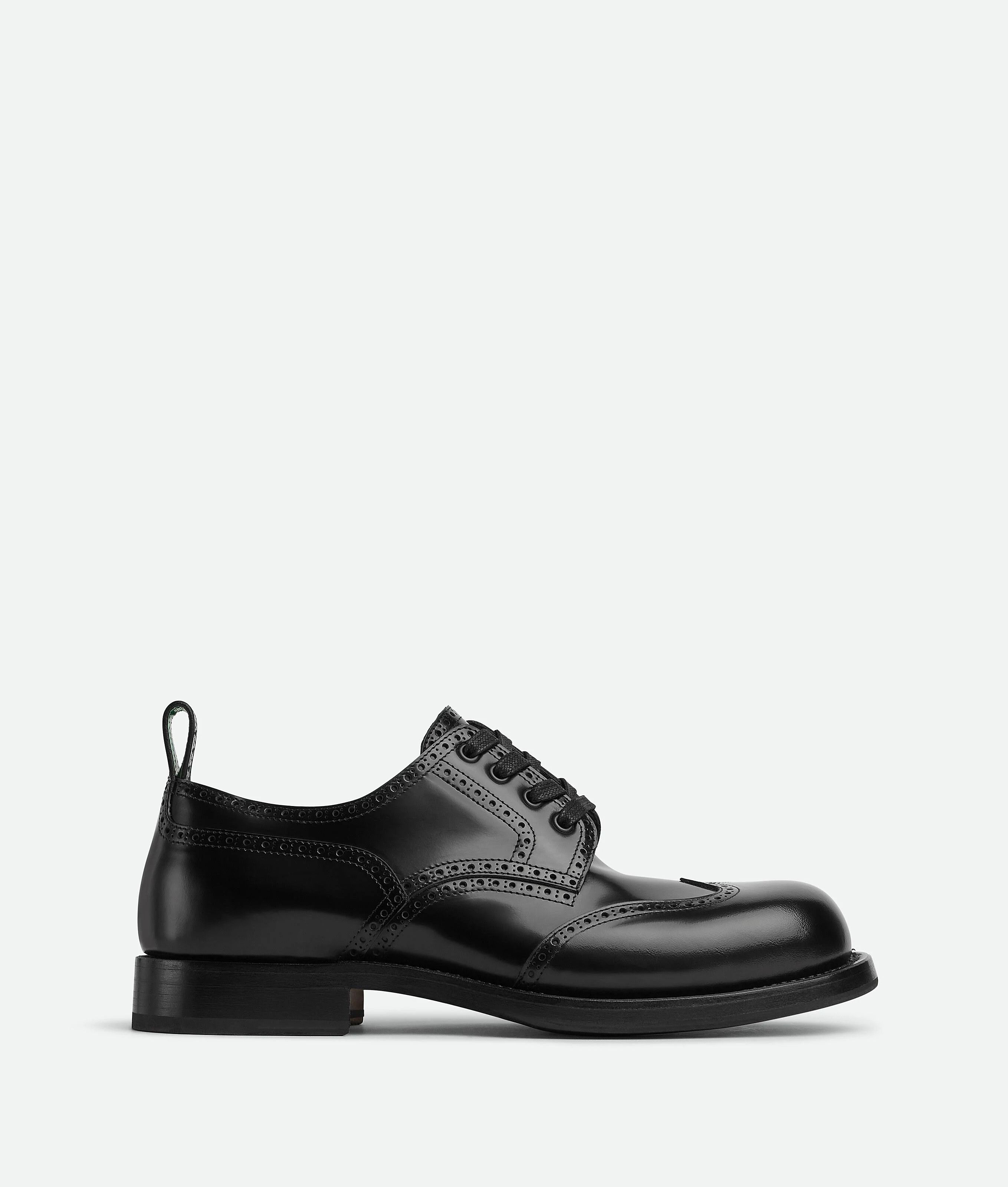 Bottega Veneta BOTTEGA VENETA Black Lug Lace Up Derby Shoes