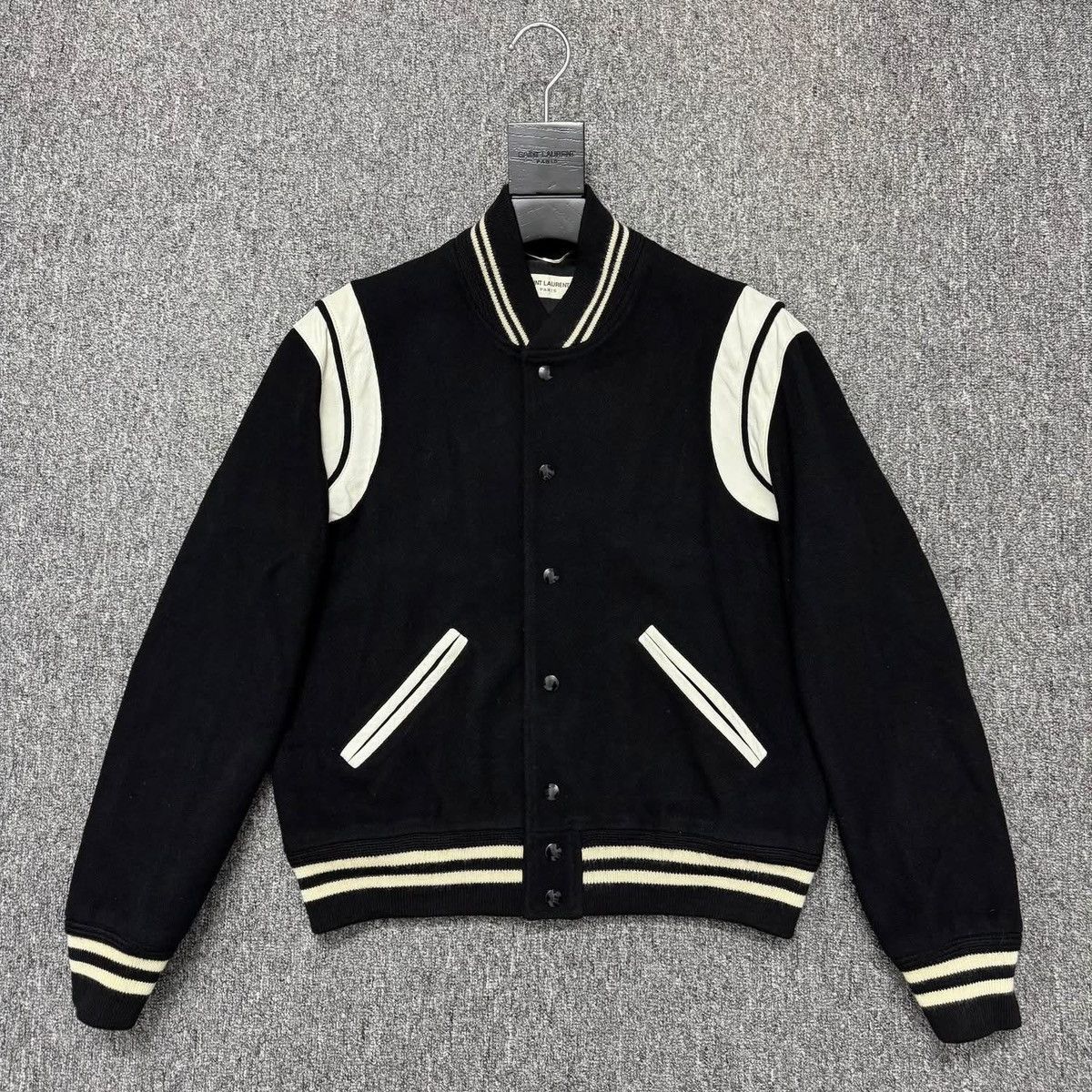 Hedi Slimane × Saint Laurent Paris SS15 Napoleon Teddy Satin