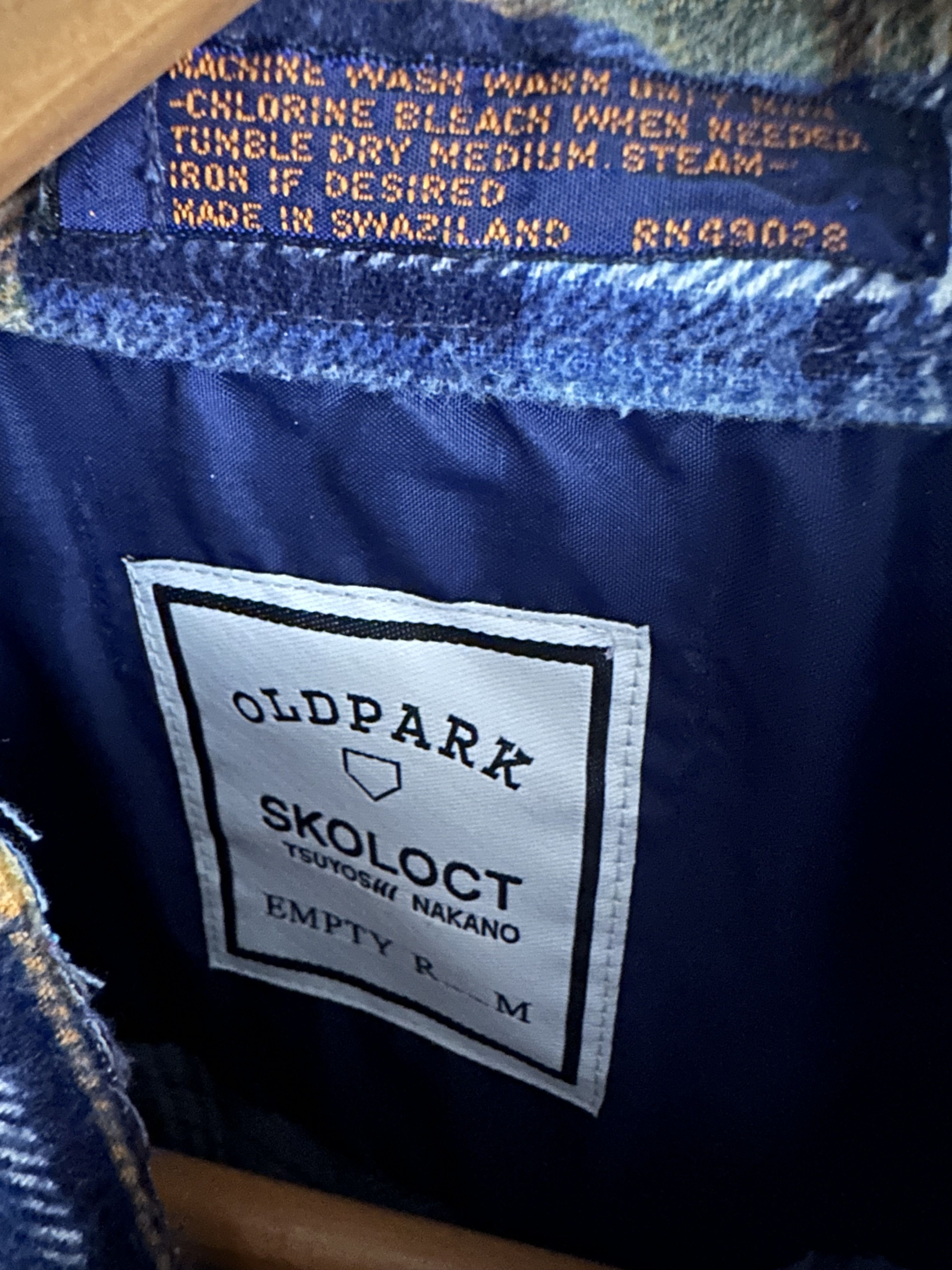 Old Park × Skoloct EMPTY R__M Rebuilt Pocket Flannel Size US M / EU 48-50 / 2 - 3 Thumbnail