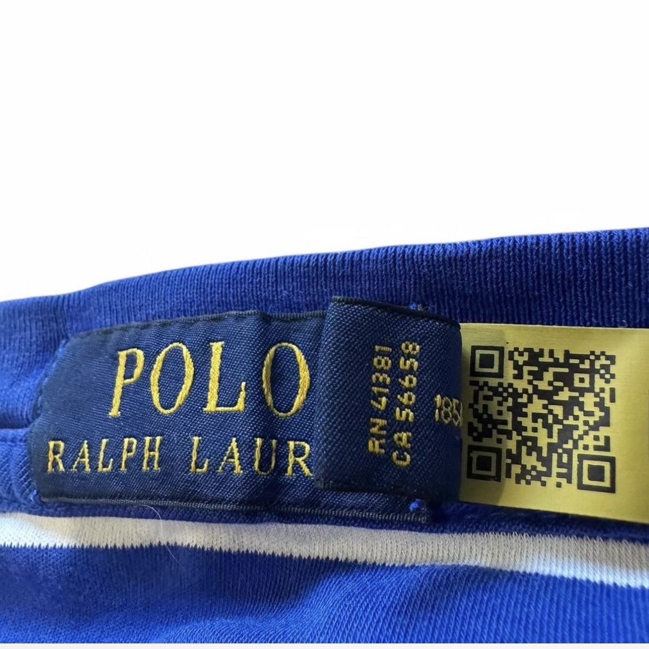 Polo Ralph Lauren Polo Ralph Lauren Navy & White Stripe S/S Tee- Size 3XB Size US XXL / EU 58 / 5 - 5 Thumbnail