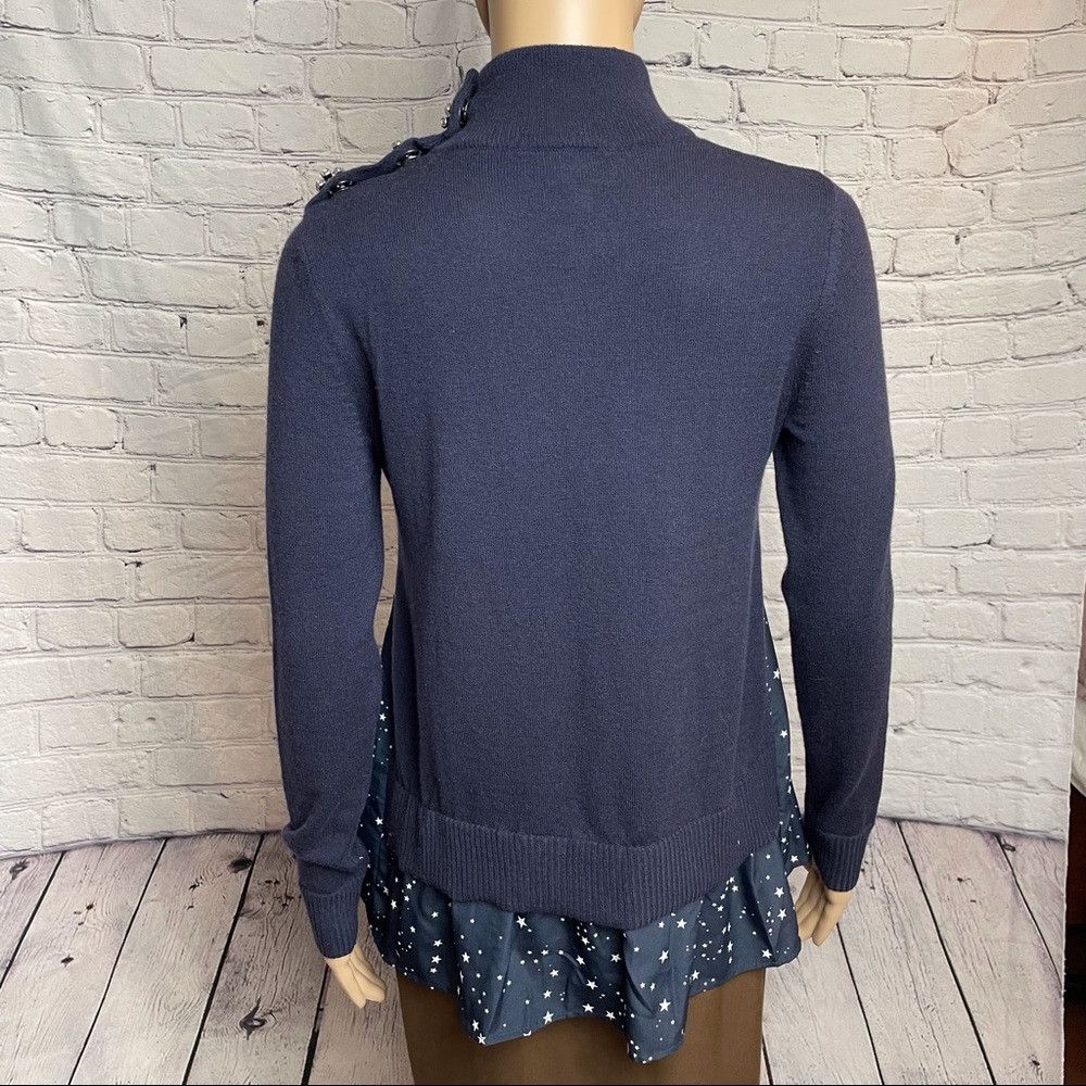 Kate Spade New Broome Street Kate Spade Night Sky Mixed Media Blue Swe Size XS / US 0-2 / IT 36-38 - 4 Thumbnail