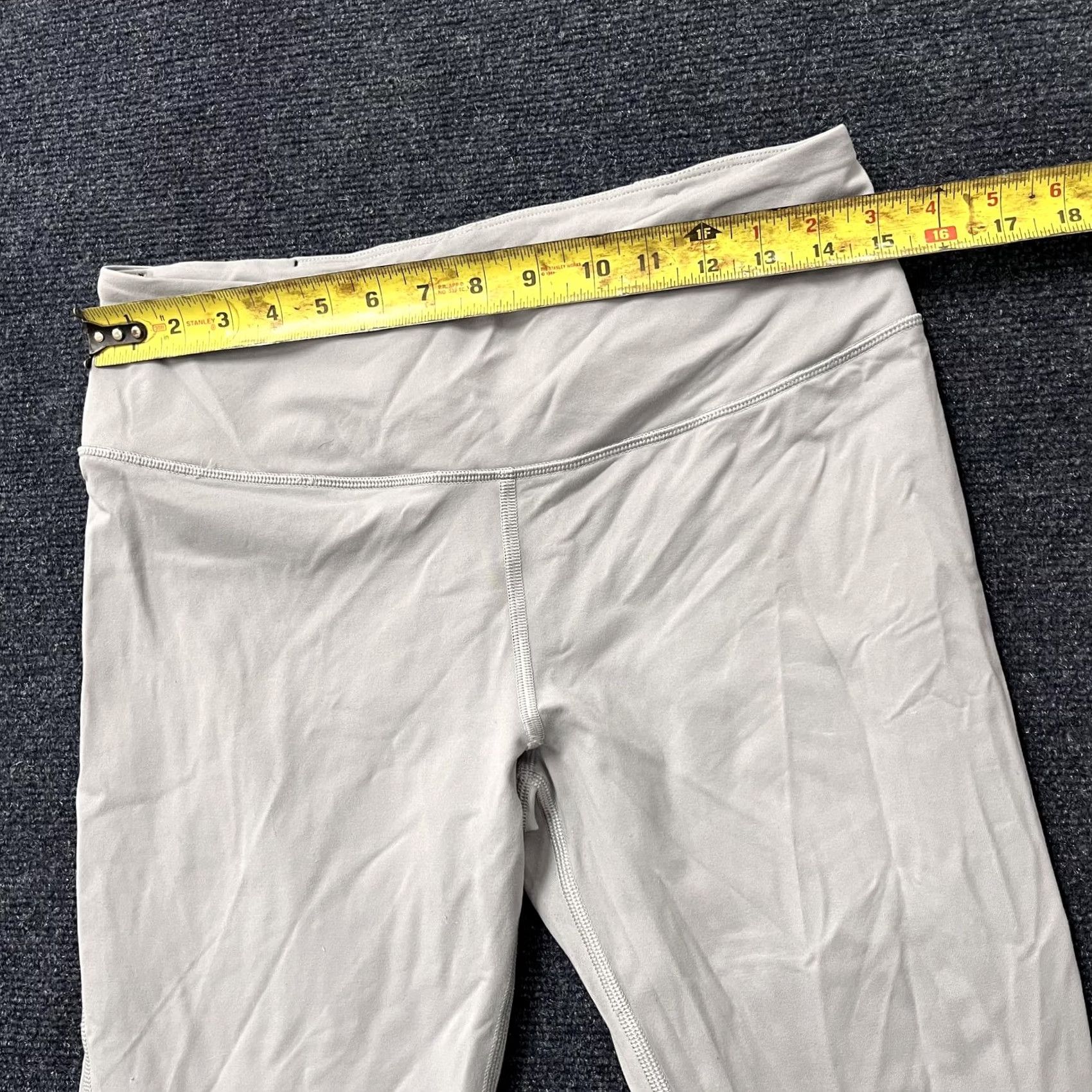 Vintage VINTAGE Victoria Sport Knockout Leggings Womens L Gray Ankle Side Bows Yoga Gym Size 36" / US 14 / IT 50 - 6 Thumbnail