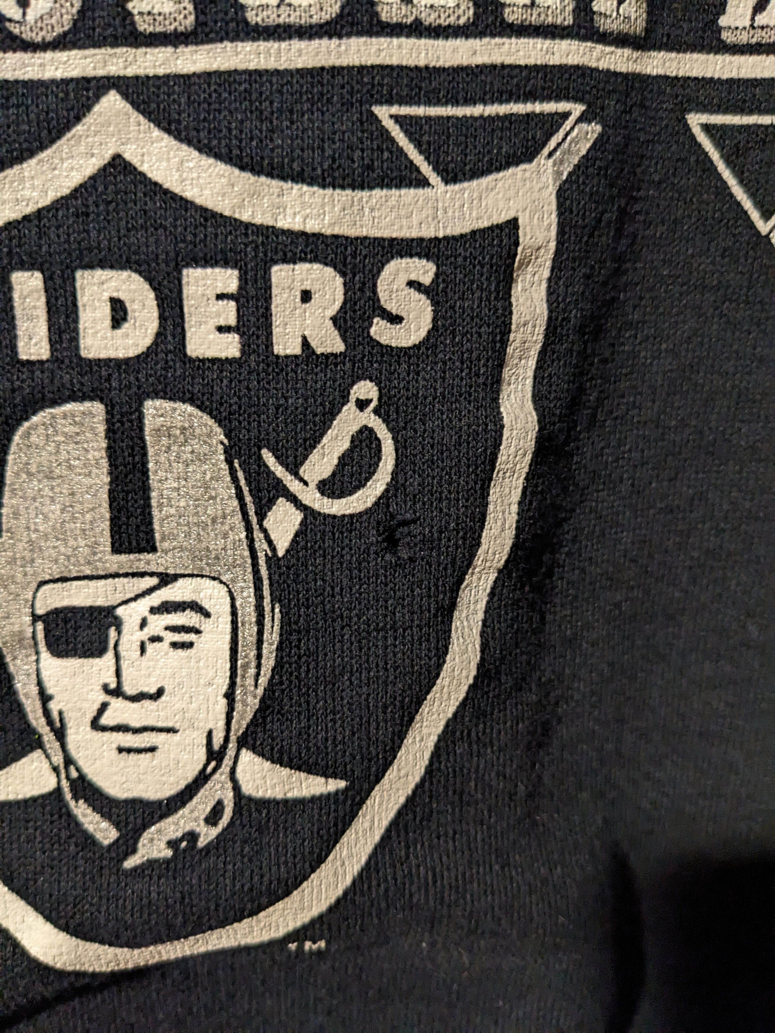 NFL × Vintage Vintage 1992 Los Angeles Raiders NFL Large Youth Sweatshirt Size US L / EU 52-54 / 3 - 5 Thumbnail