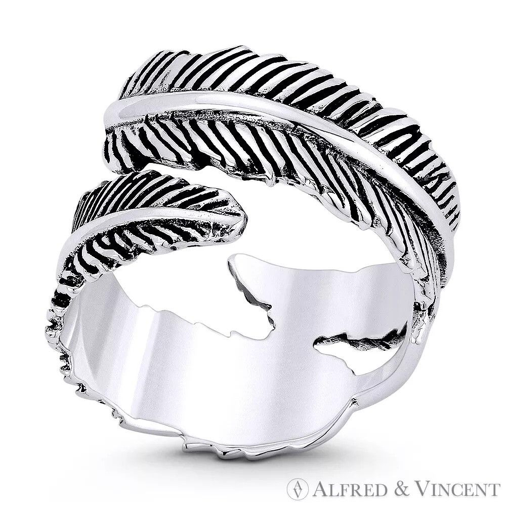 Other Angel/Eagle Feather Christian Native American Ring Size ONE SIZE - 1 Preview