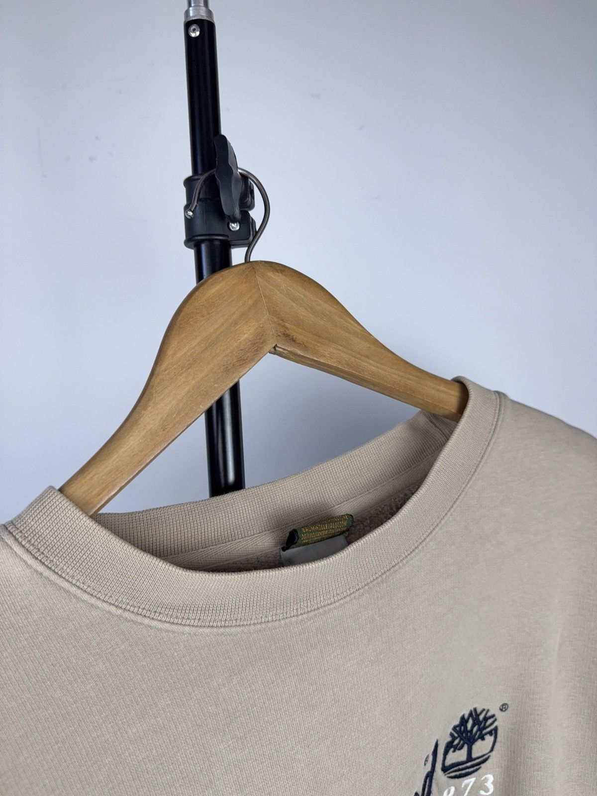 Timberland 00s Timberland Distressed Vintage Logo Crewneck Sweatshirt Size US XL / EU 56 / 4 - 2 Thumbnail