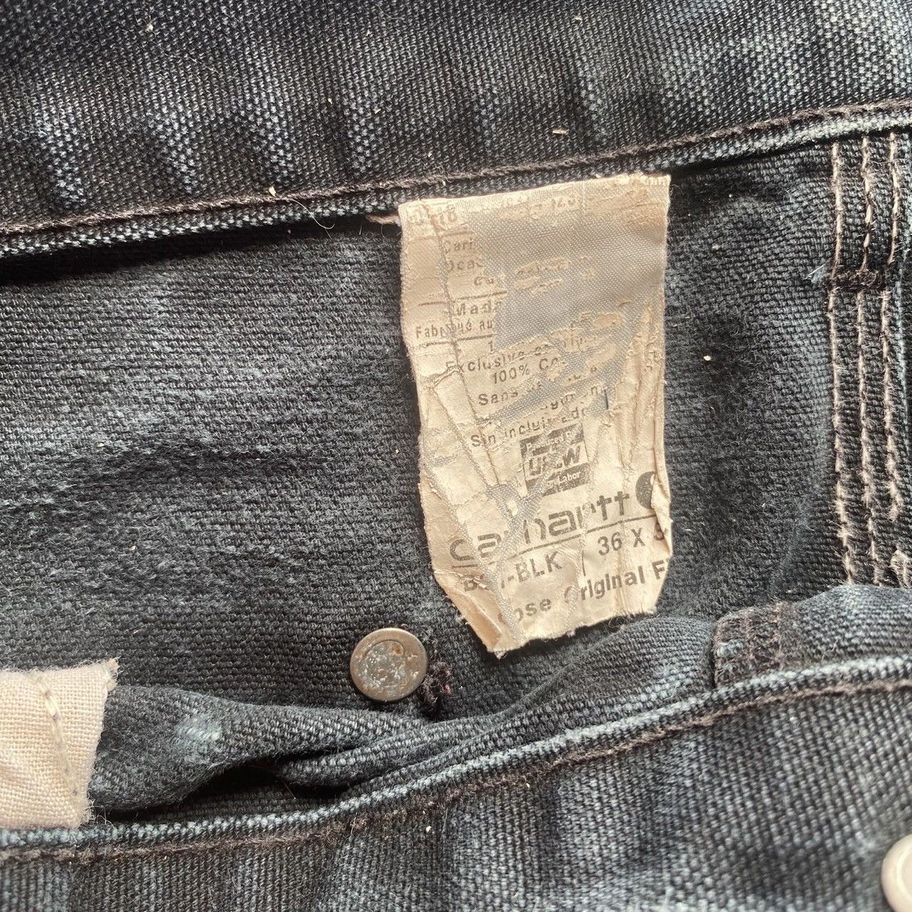 Carhartt (36x32) Grail Crazy Vintage Distressed Carhartt Double Knee Size US 36 / EU 52 - 7 Thumbnail