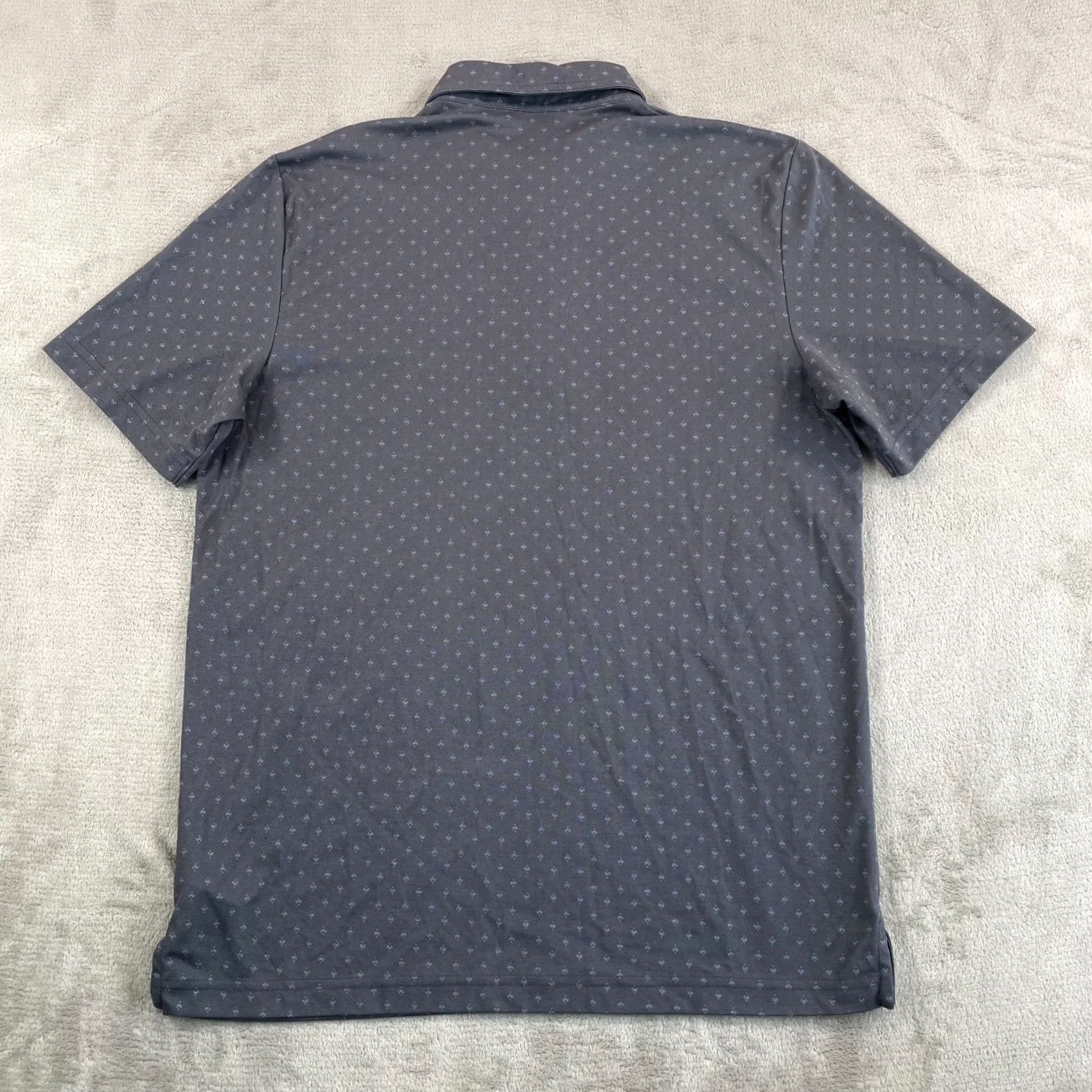 TravisMathew Travis Mathew Shirt Mens L Gray Eagle Peak Golf Polo Men Heather Dark Grey Performance Size US L / EU 52-54 / 3 - 5 Thumbnail