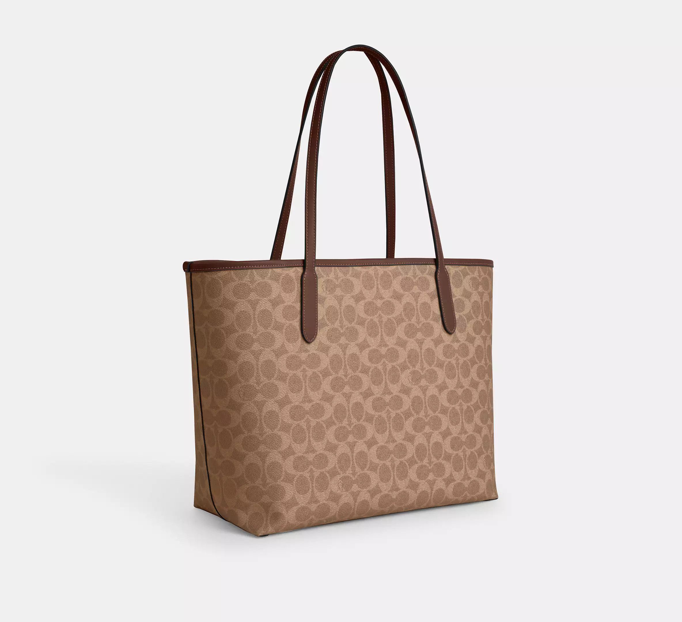 Coach City Tote Bag In Signature Canvas CV976 Size ONE SIZE - 3 Thumbnail