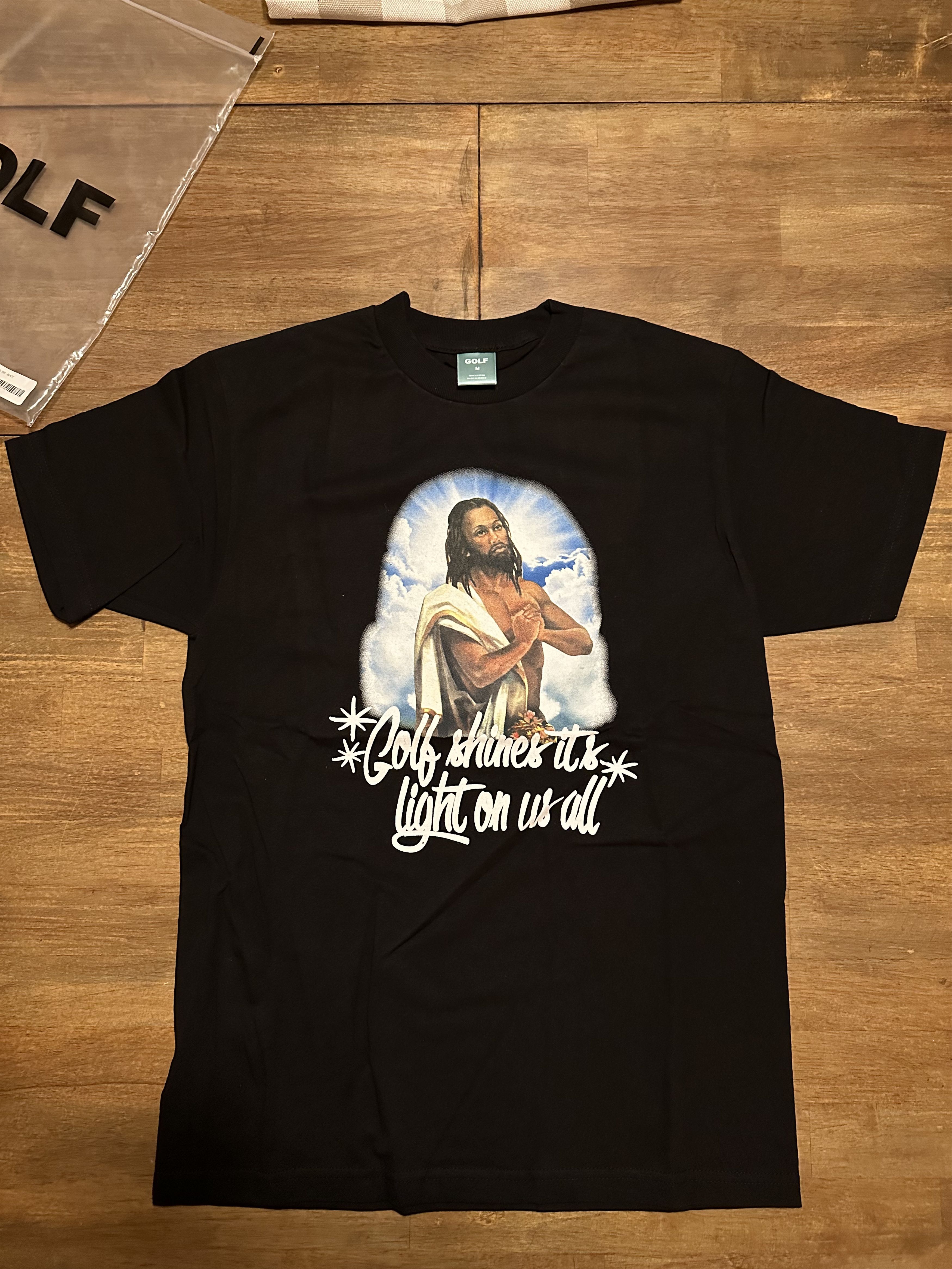 Golf Wang Black Jesus Tee Shirt - Black, Medium Size US M / EU 48-50 / 2 - 1 Thumbnail