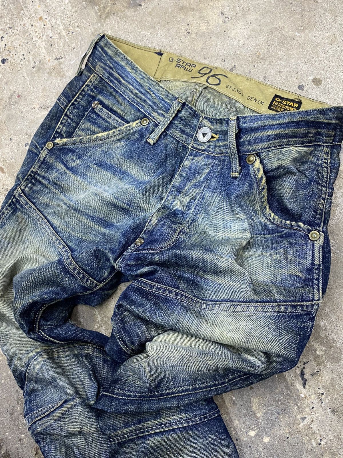 If Six Was Nine × Vintage 💥Bindding Offer💥 rare g-star faded jeans pant Size US 29 - 4 Thumbnail