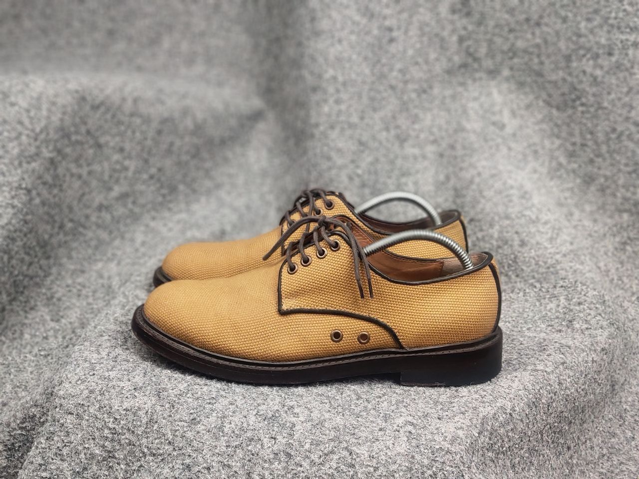YMC You Must Create Design YMS Lace-up Canvas derby Brogue Shoes Size US 9 / EU 42 - 8 Thumbnail