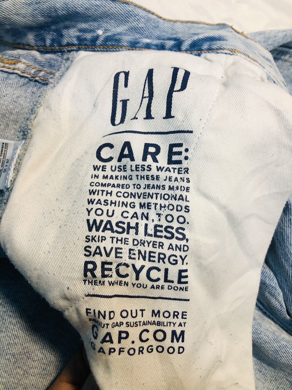 Gap × Jean × Vintage Gap Jeans Vintage (10) Size US 29 - 10 Thumbnail