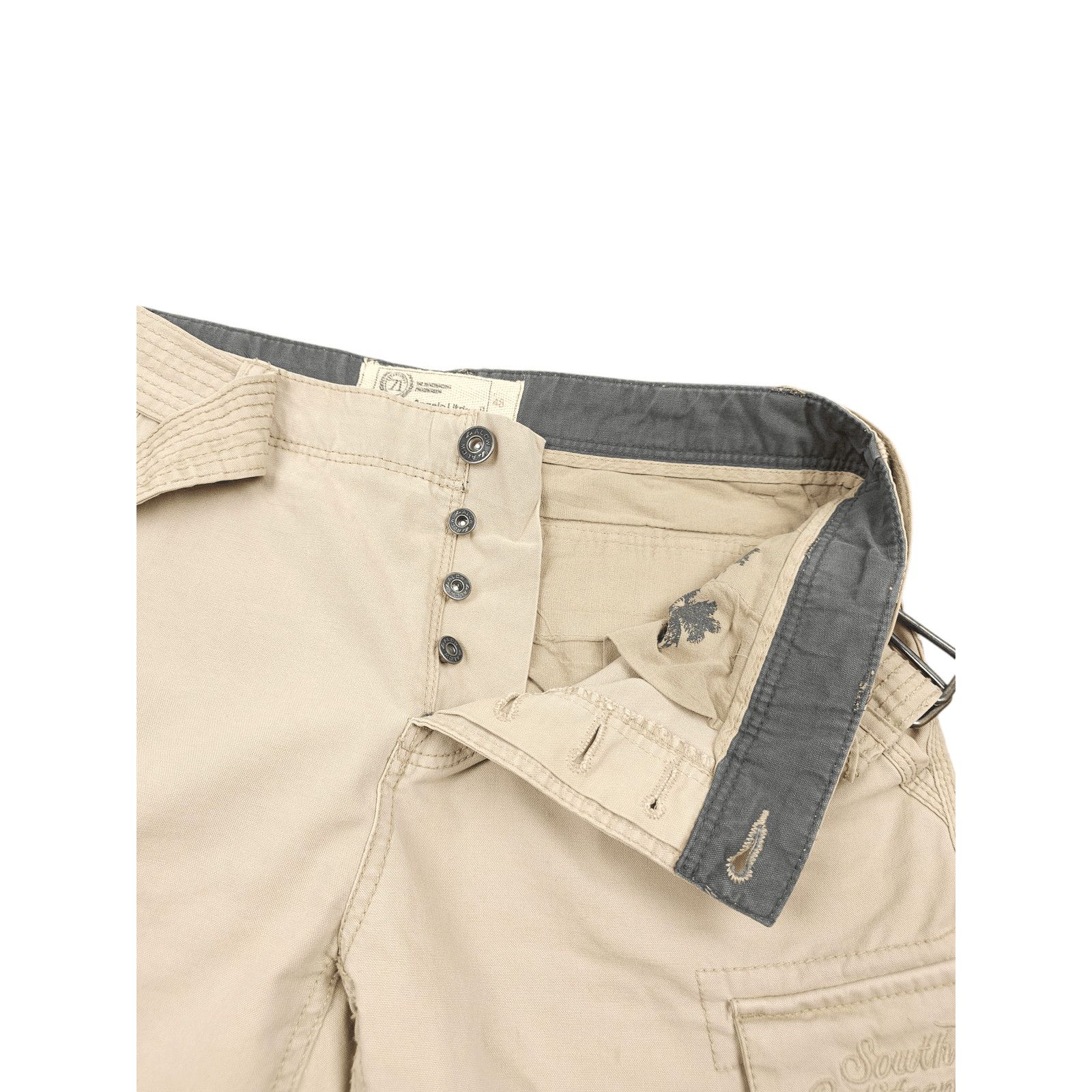 Japanese Brand 💎Size 36 90's Beige Cargo Military Shorts Y2K JNCO Size US 36 / EU 52 - 7 Thumbnail