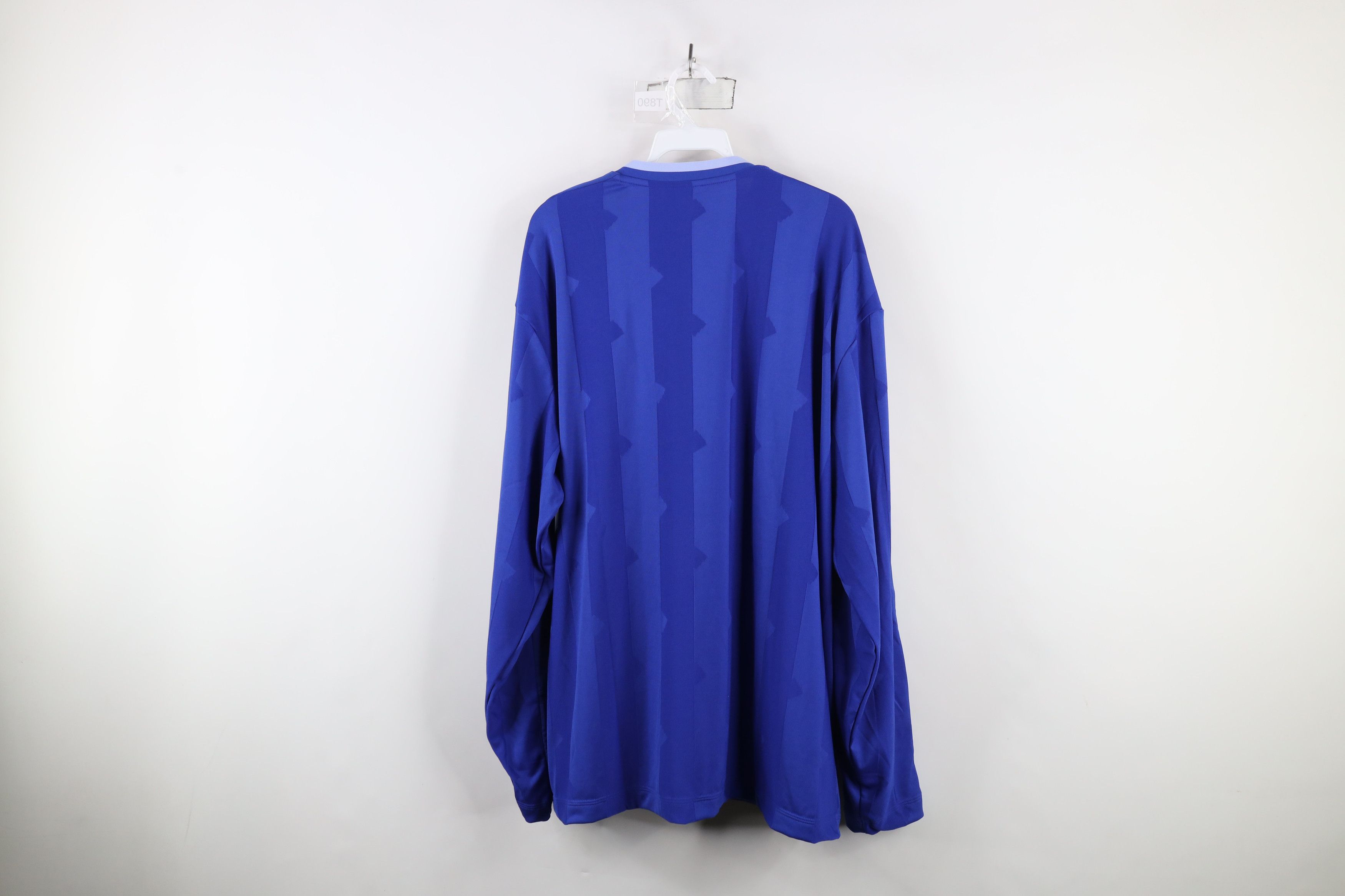 Adidas × Vintage New Deadstock Retro Adidas Striped Long Sleeve Soccer Jersey Size US XL / EU 56 / 4 - 11 Thumbnail