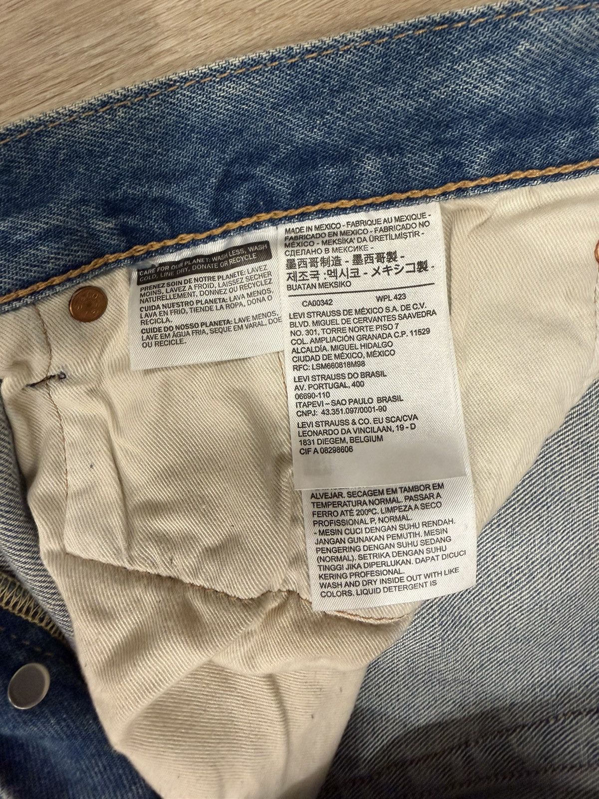 DENIM TEARS Light wash denim tears jeans Size US 38 / EU 54 - 8 Thumbnail