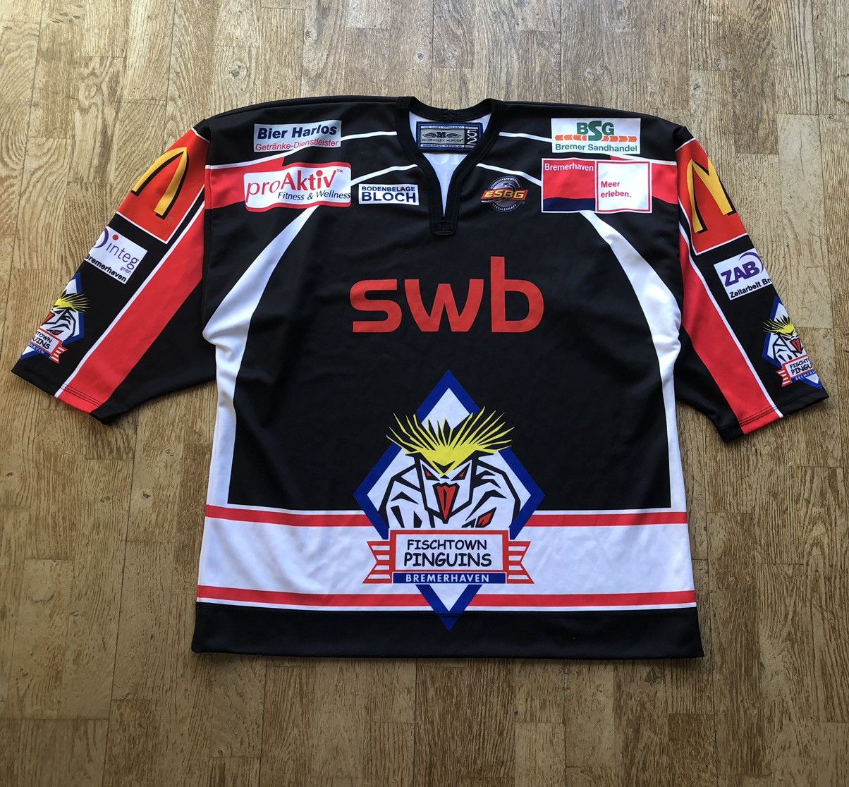 Vintage RARE ALFIE MICHAUD GERMANY HOCKEY LEAGUE JERSEY Size US XL / EU 56 / 4 - 1 Thumbnail