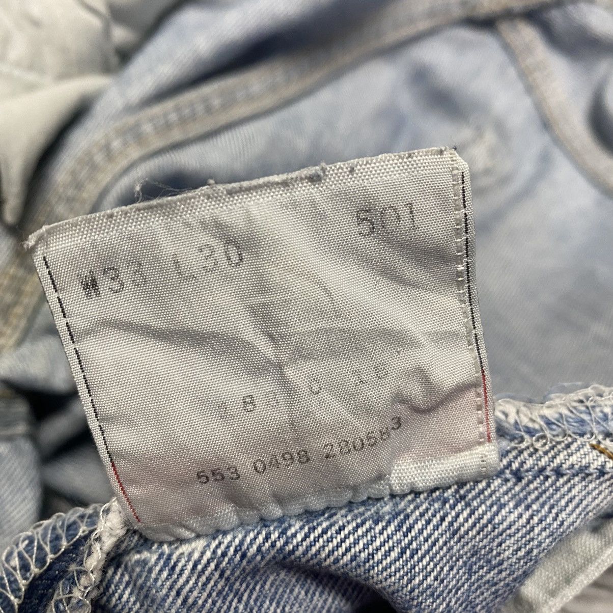 Levi's Vintage Levi's 501 Distressed Jeans Size US 33 - 24 Thumbnail