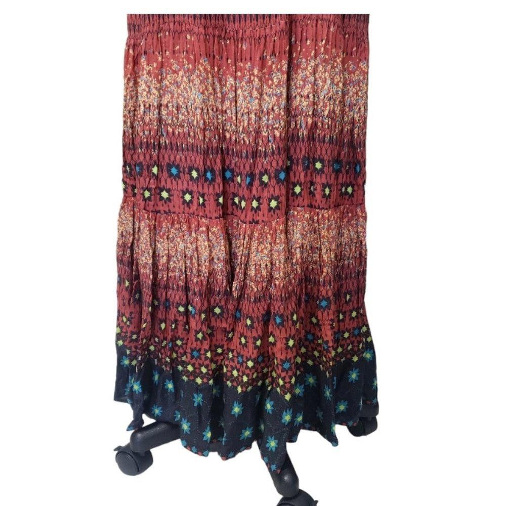 Free People CT1746 Free People Smocked Maxi Dress M Size M / US 6-8 / IT 42-44 - 7 Thumbnail