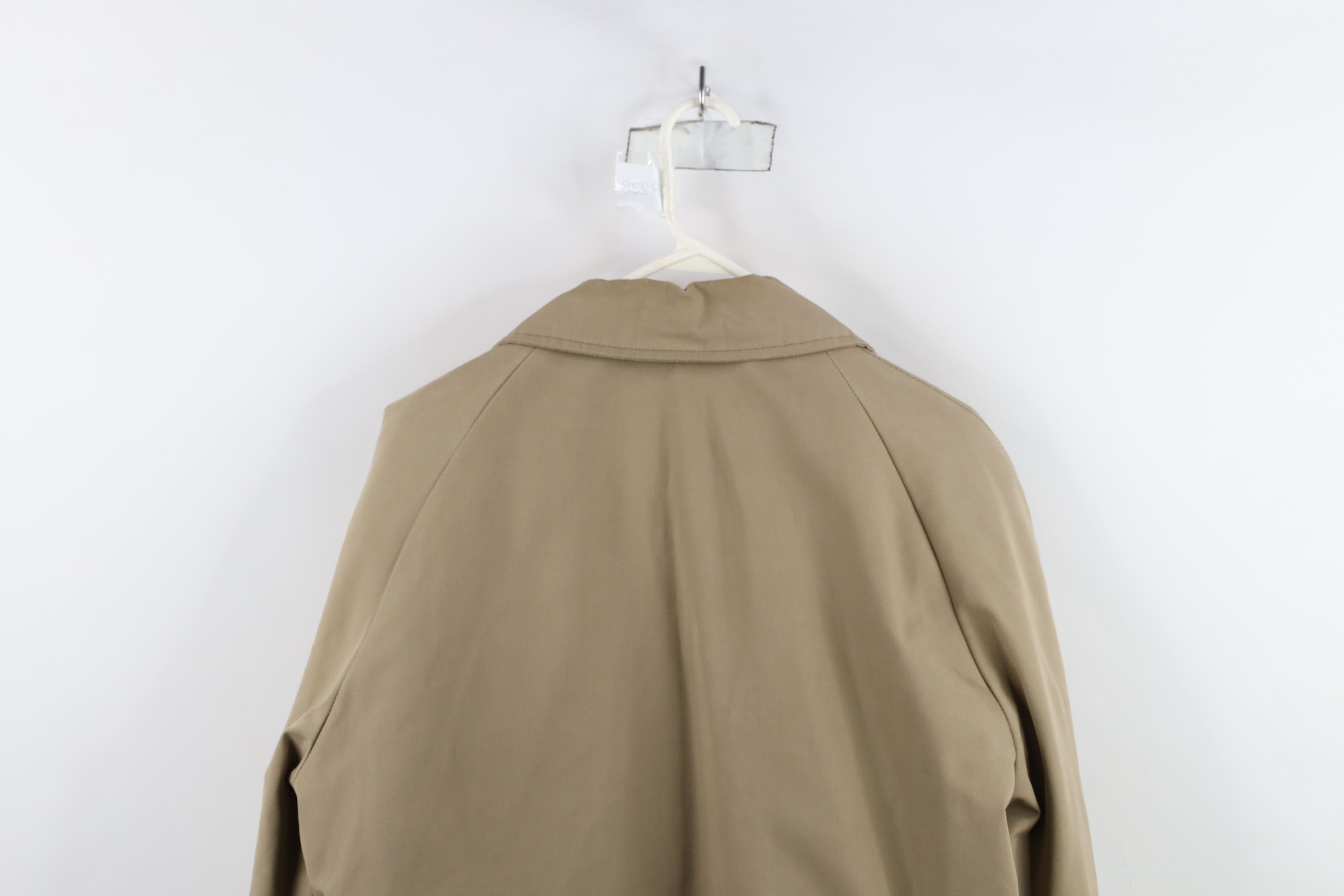 Vintage Vintage 70s Streetwear Lined Zip Collared Jacket Beige USA Size US L / EU 52-54 / 3 - 14 Thumbnail