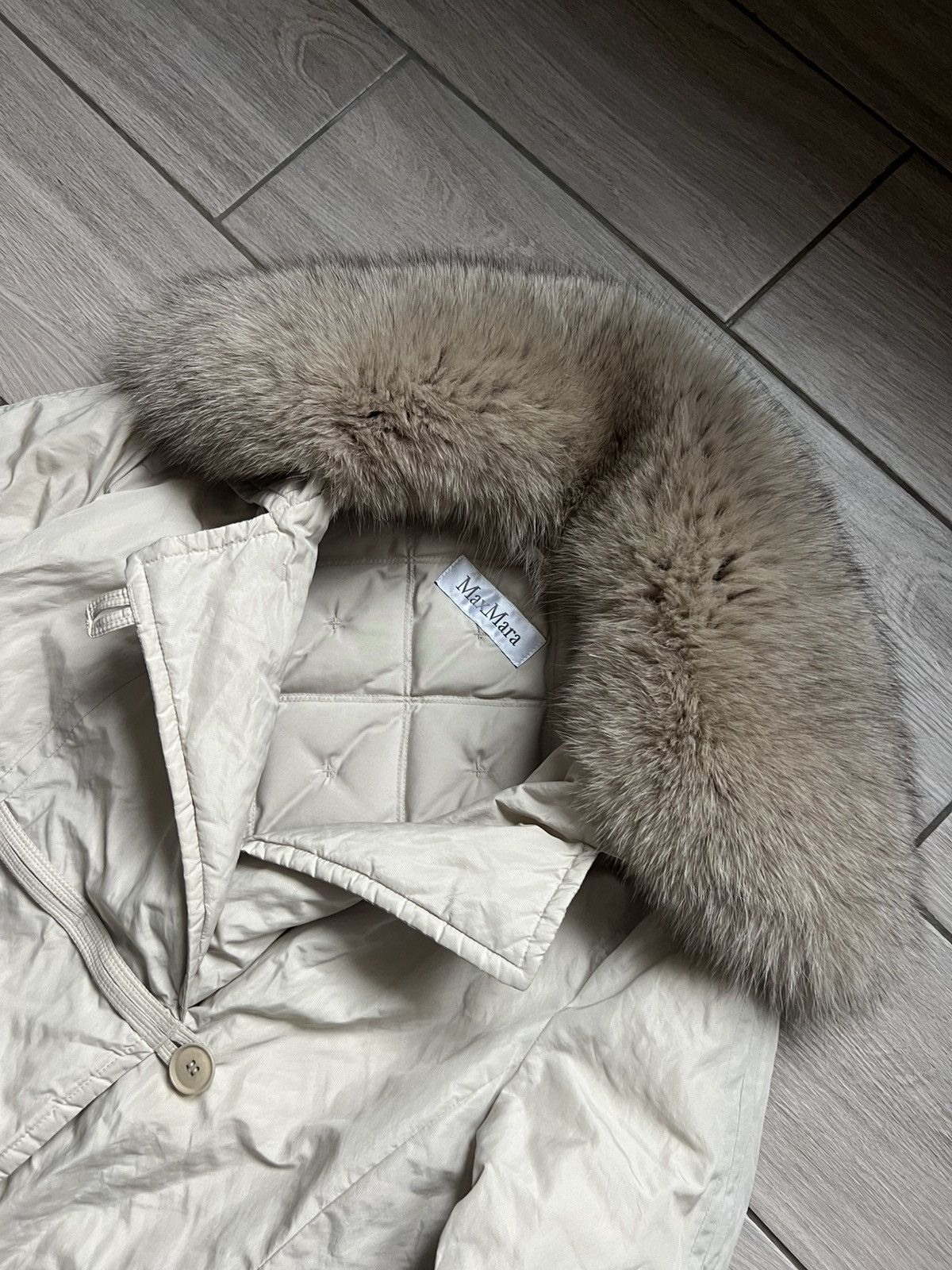 Max Mara Max Mara Vintage Coat 42/500 Very Rare Fox Fur Goose Down Size M / US 6-8 / IT 42-44 - 14 Thumbnail