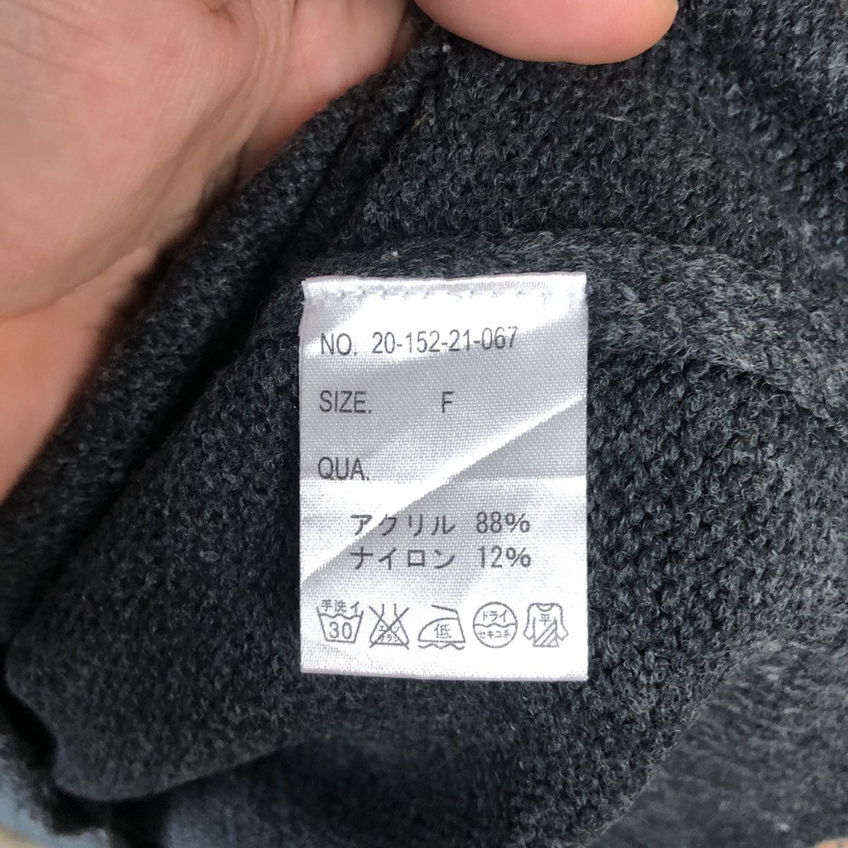 Japanese Brand DL Antiqulothes Black Knitwear #C750 Size S / US 4 / IT 40 - 11 Thumbnail