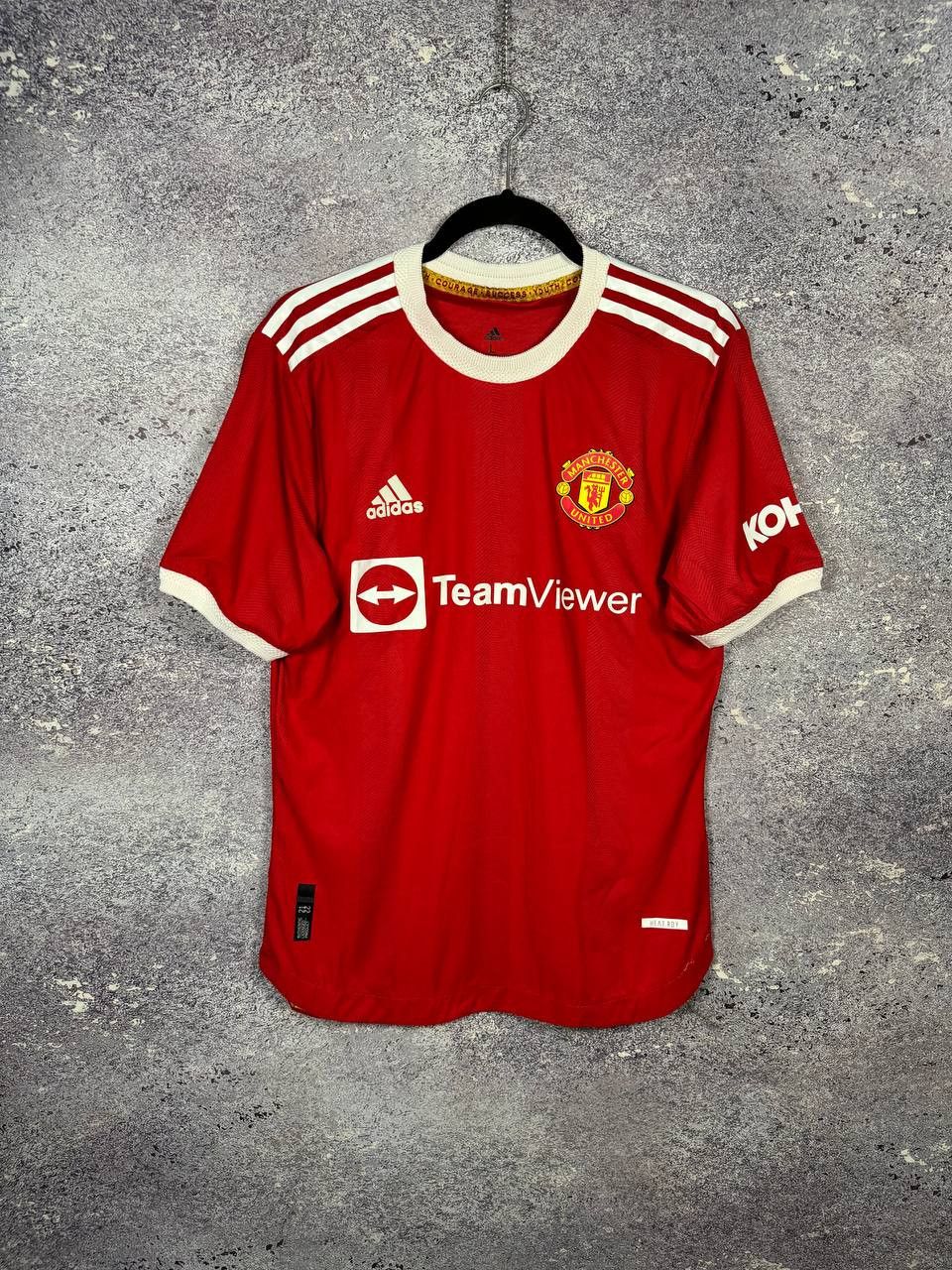 Vintage RONALDO Manchester United 2021/22 Fan Soccer Jersey Medium Size US M / EU 48-50 / 2 - 2 Thumbnail