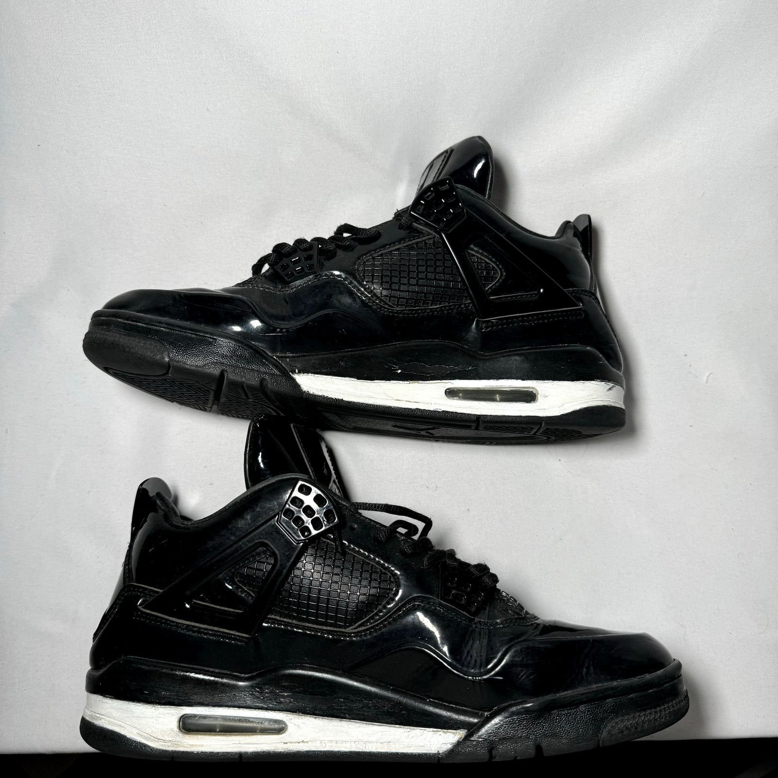 Jordan Brand × Nike Size 10 - Nike Air Jordan 4 Retro 11Lab4 - Black Men's Shoes Size US 10 / EU 43 - 2 Thumbnail
