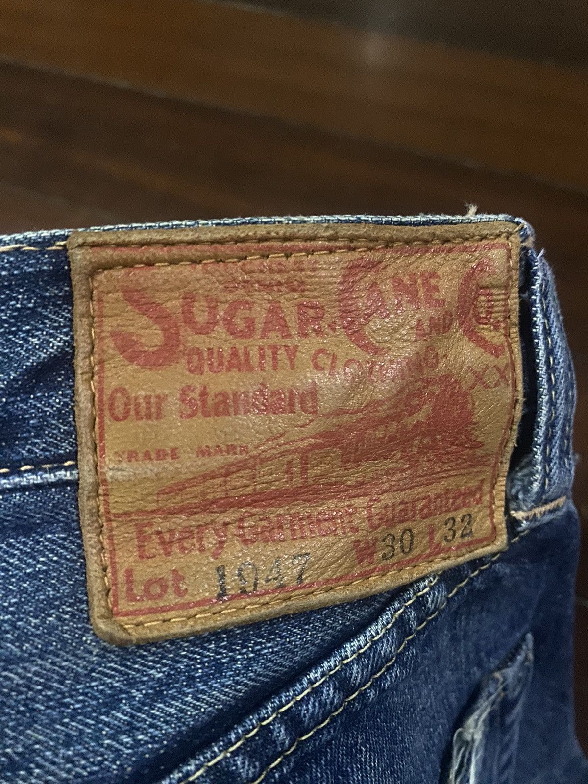 Orslow FIRE 🔥 VINTAGE SUGAR CANE 1947 SHORT JEANS REWORK CUSTOM Size US 30 / EU 46 - 16 Thumbnail