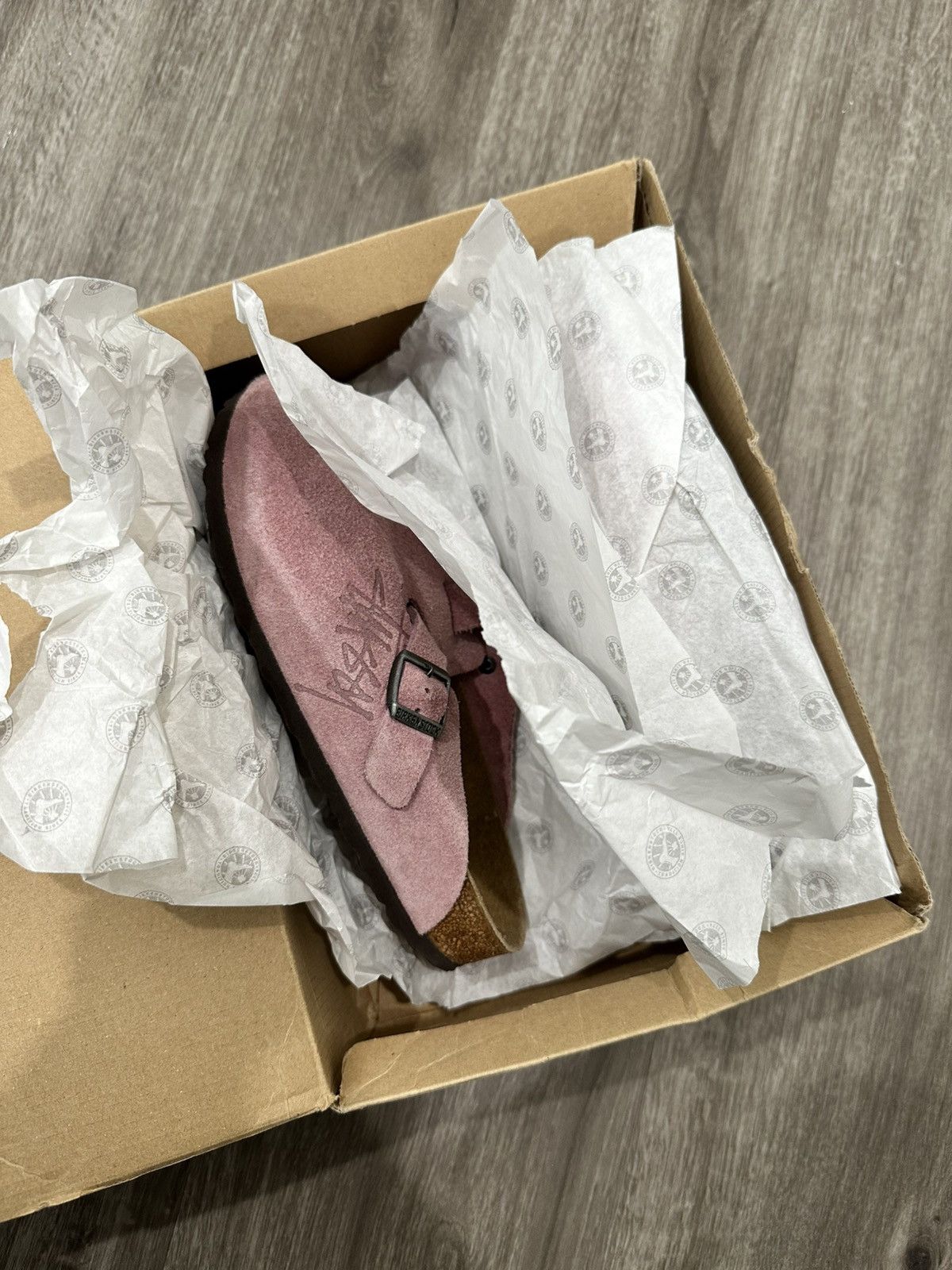 Birkenstock × Stussy Stussy Birkenstock Dusty Pink Boston