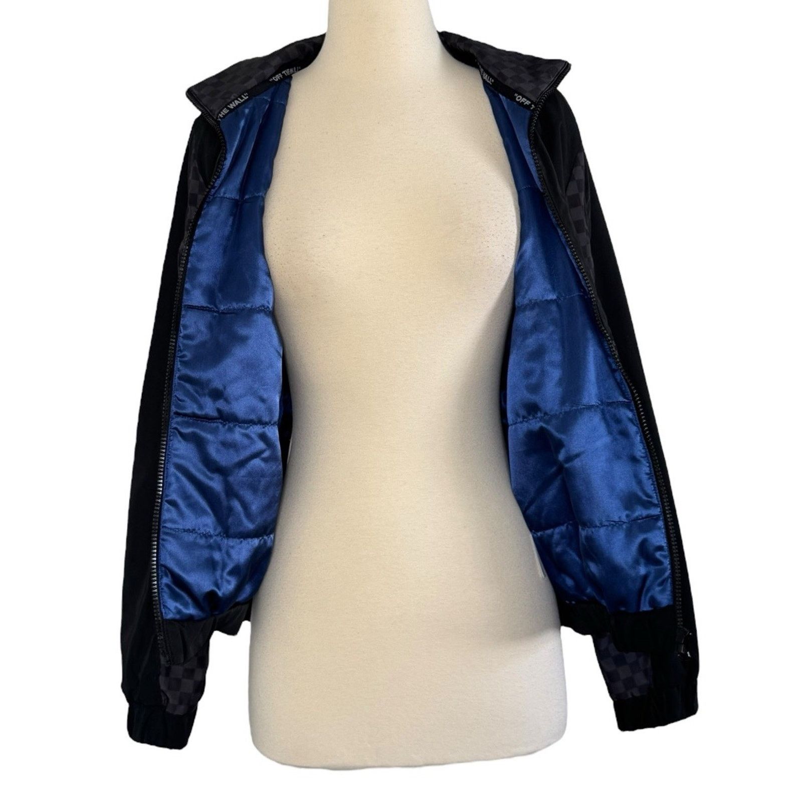 Vans VANS BMX Urban Remix Checkerboard Puffer Bomber Jacket Sz XS Size XS / US 0-2 / IT 36-38 - 12 Thumbnail