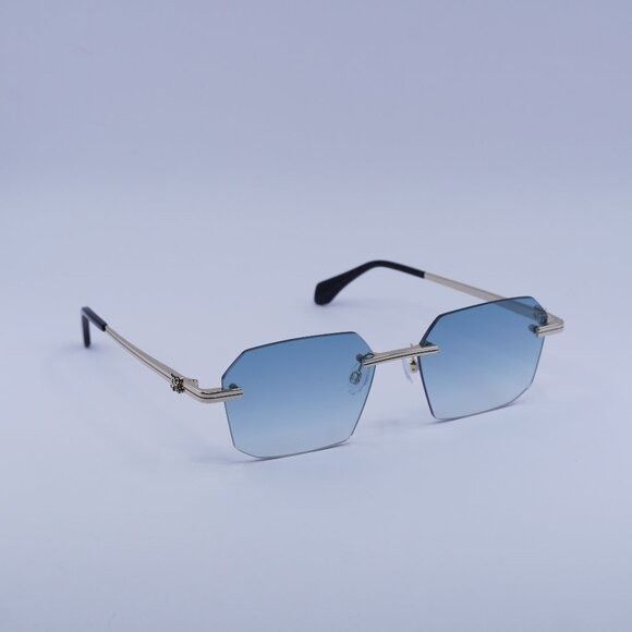 Palm Angels Palm Angels PERI10G QUARTZ 7644 Sunglasses Gold Geometric Size ONE SIZE - 1 Thumbnail