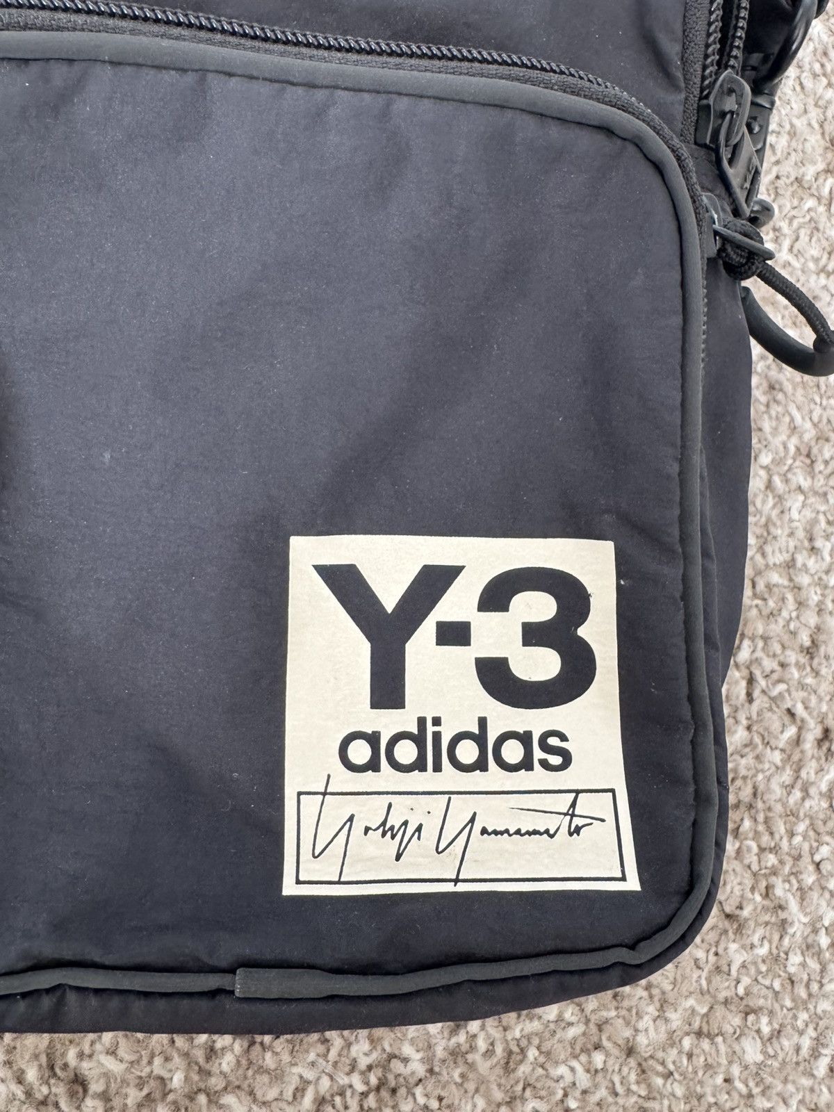 Y-3 Adidas Y3 Black Crossbody Airliner Back Size ONE SIZE - 3 Thumbnail