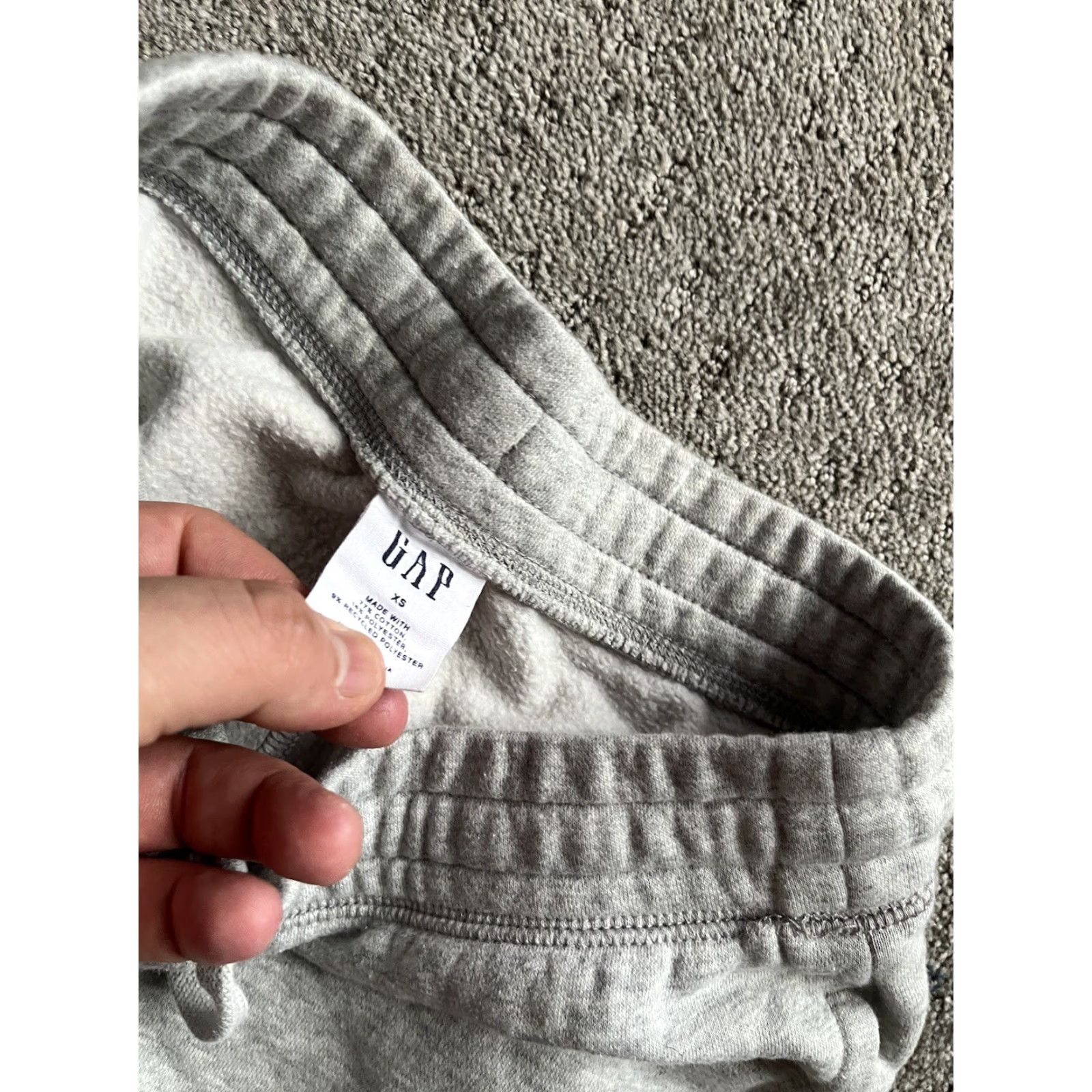 Gap VINTAGE Gap Mens XS Gray Plaid Sweatpants Casual Lounge Athleisure Pockets Size US 27 - 5 Thumbnail