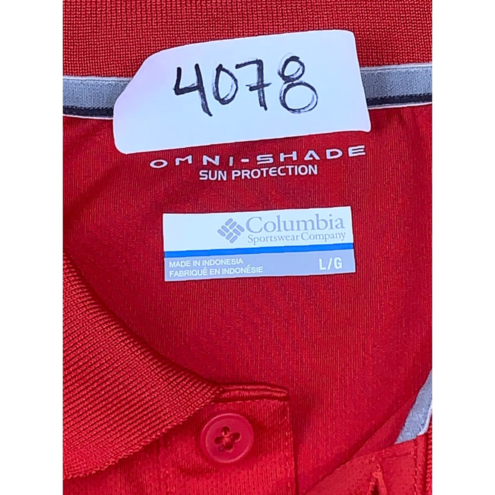 Vintage Columbia Polo Shirt Men L Red 4078 Outdoor Casual Short Sleeve Omni Shade Polo Shirt Regular Fit Size US L / EU 52-54 / 3 - 3 Thumbnail
