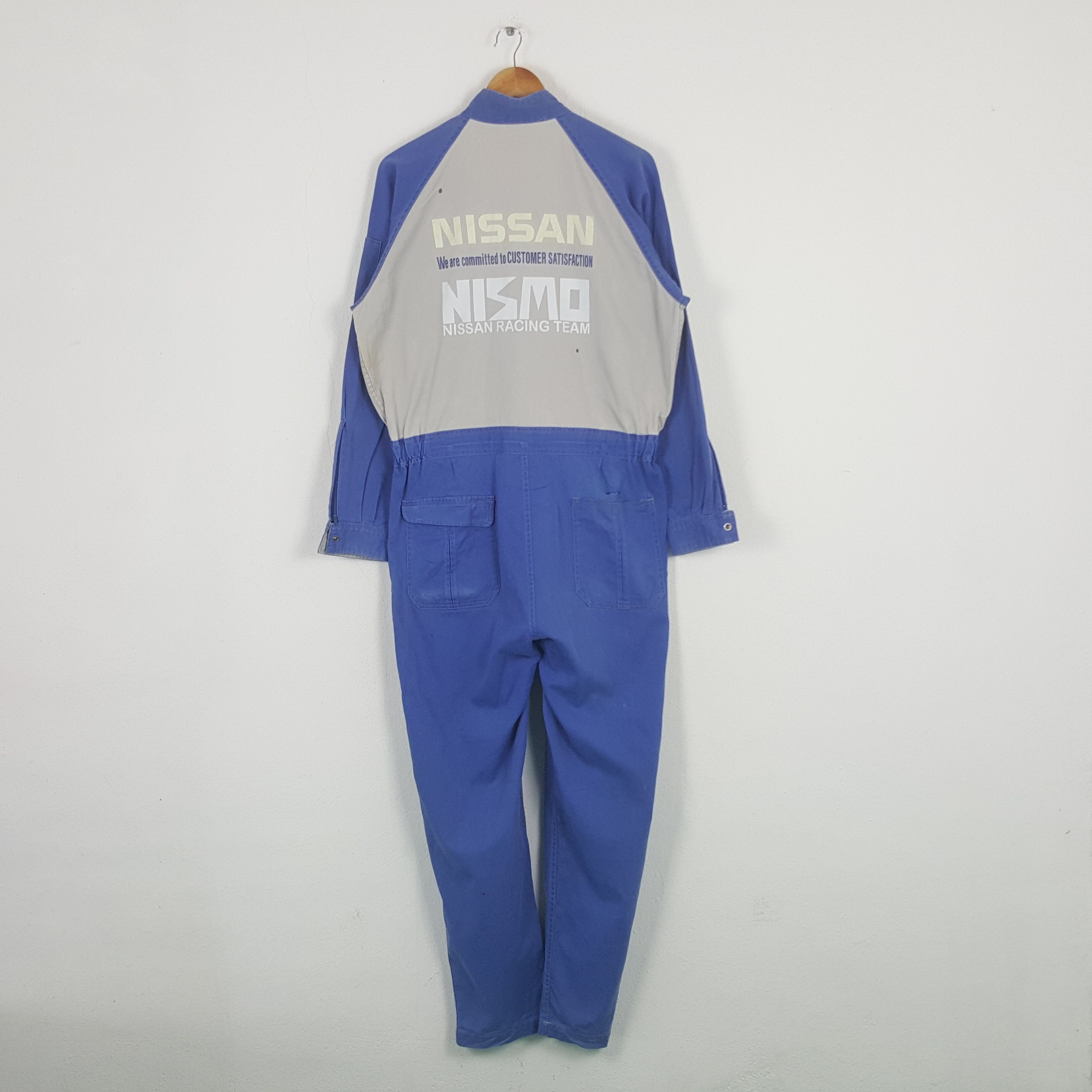 Japanese Brand Vintage Nismo Nissan Racing Team Coverall Jacket CC16 Size US L / EU 52-54 / 3 - 1 Thumbnail