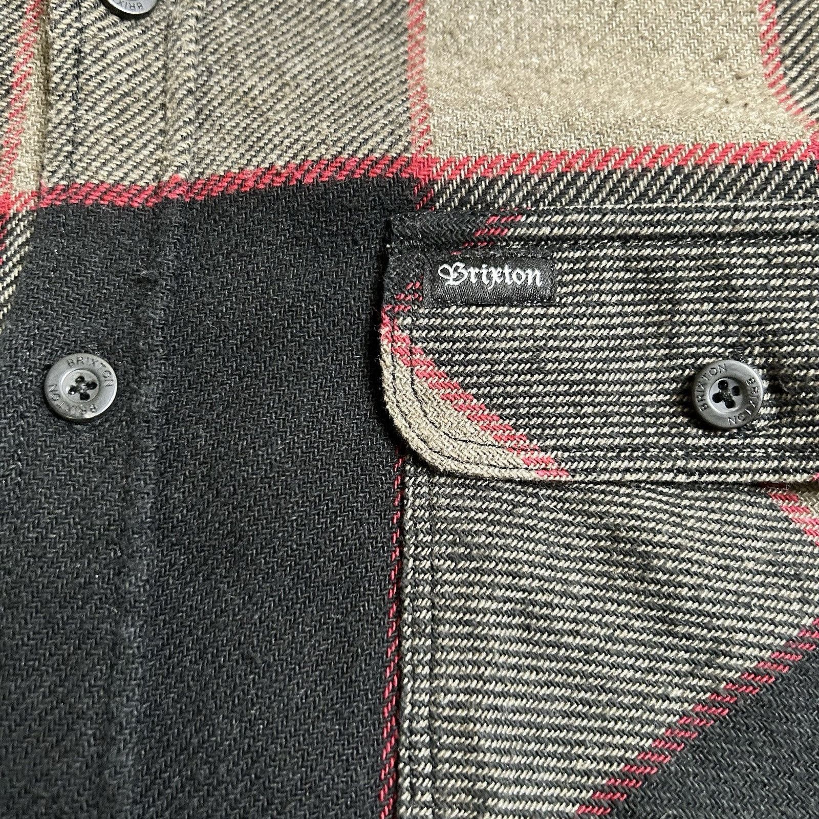 Brixton Brixton Men's Plaid Print Long Sleeve Flannel Shirt Size M Size US M / EU 48-50 / 2 - 12 Thumbnail