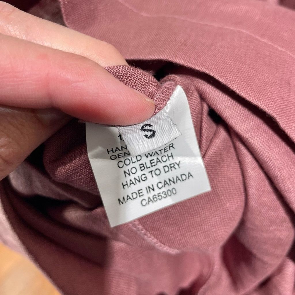 Other NEW A Bronze Age Ruby 100% Linen Pink Cropped Jumpsuit US S Size 28" / US 6 / IT 42 - 11 Thumbnail