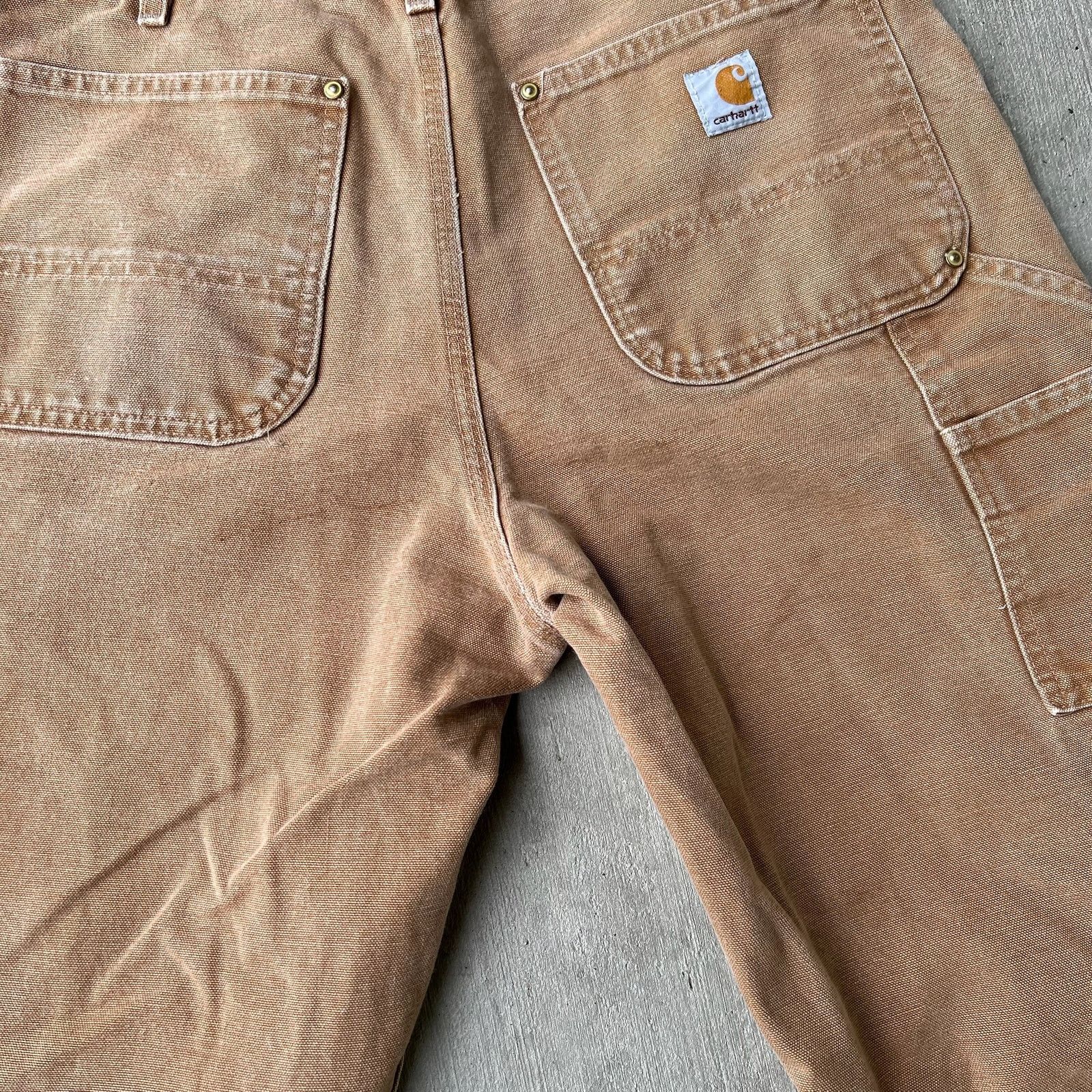 Carhartt × Vintage Carhartt brown double knee work wear carpenter pants Size US 30 / EU 46 - 7 Thumbnail