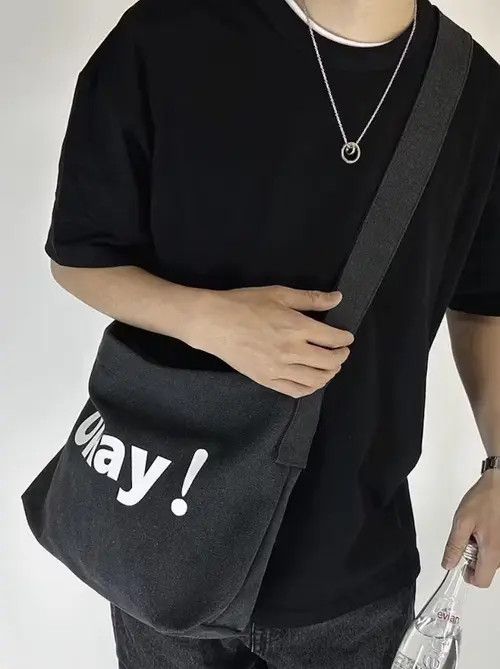 Japanese Brand Fashion hip hop okay! shoulder bag messenger bag Size ONE SIZE - 2 Thumbnail