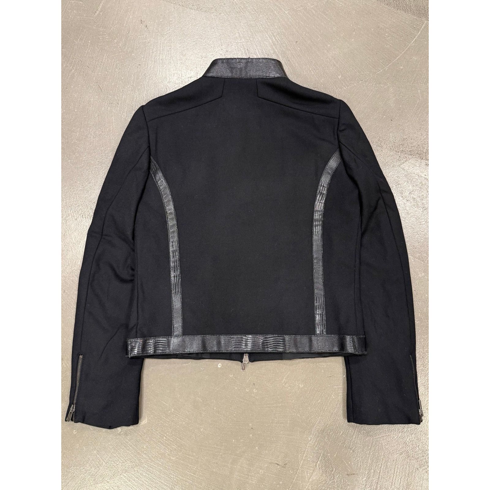 Fendi 2003 Fendi paneled biker jacket with leather details Size M / US 6-8 / IT 42-44 - 5 Thumbnail
