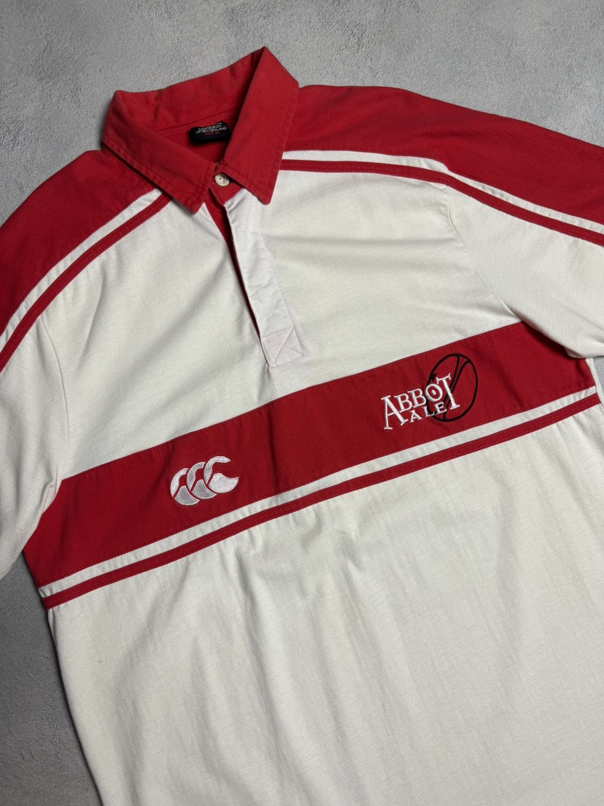 Canterbury of New Zealand Abbot Ale Rugby Union Polo Shirt Jersey Canterbury Size US XL / EU 56 / 4 - 3 Thumbnail