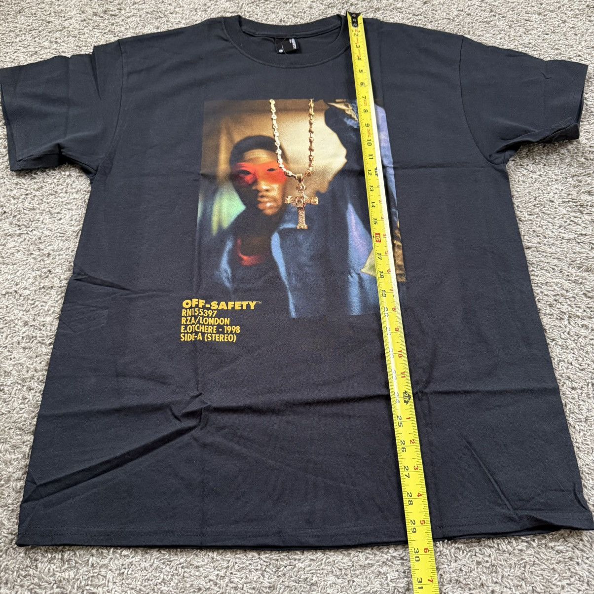 Wu-Tang Clan 🔴Wu-Tang Shirt Size Large Rza Bobby Digital Off Safety WU Size US L / EU 52-54 / 3 - 8 Thumbnail