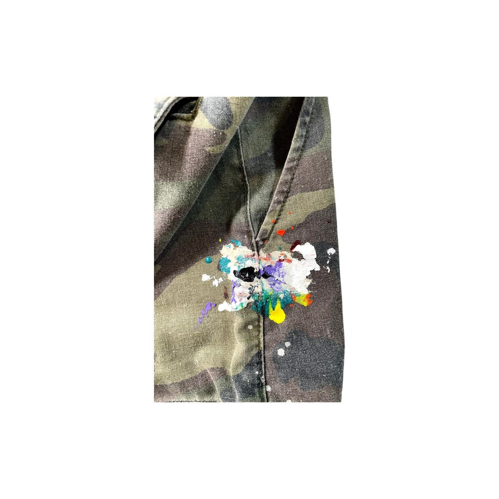 Gallery Dept. Gallery Dept "Camo Carpenter Paint Splatter" Jeans Size US 34 / EU 50 - 2 Thumbnail