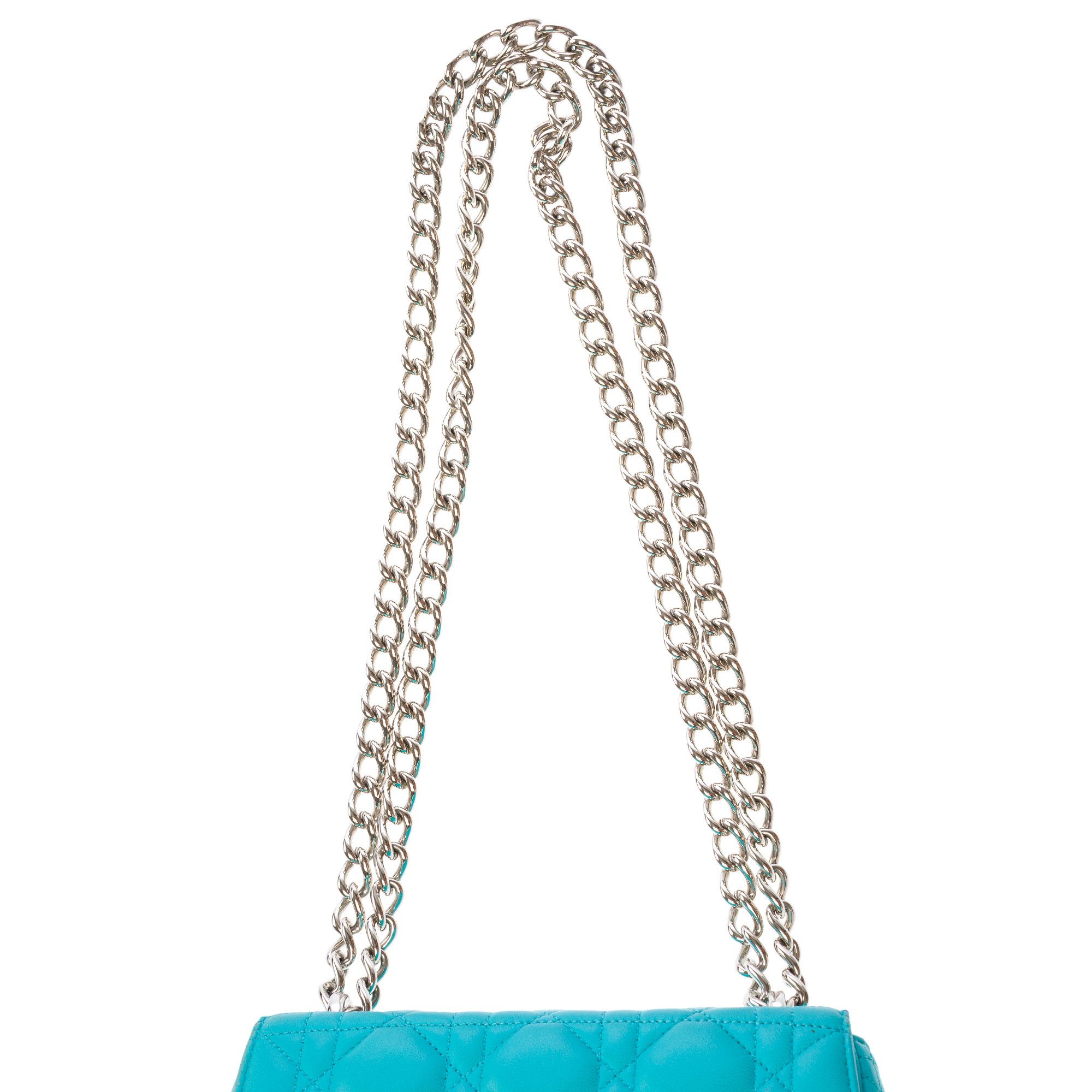 Dior DIOR Bag MISS DIOR in Blue Leather Size ONE SIZE - 10 Thumbnail