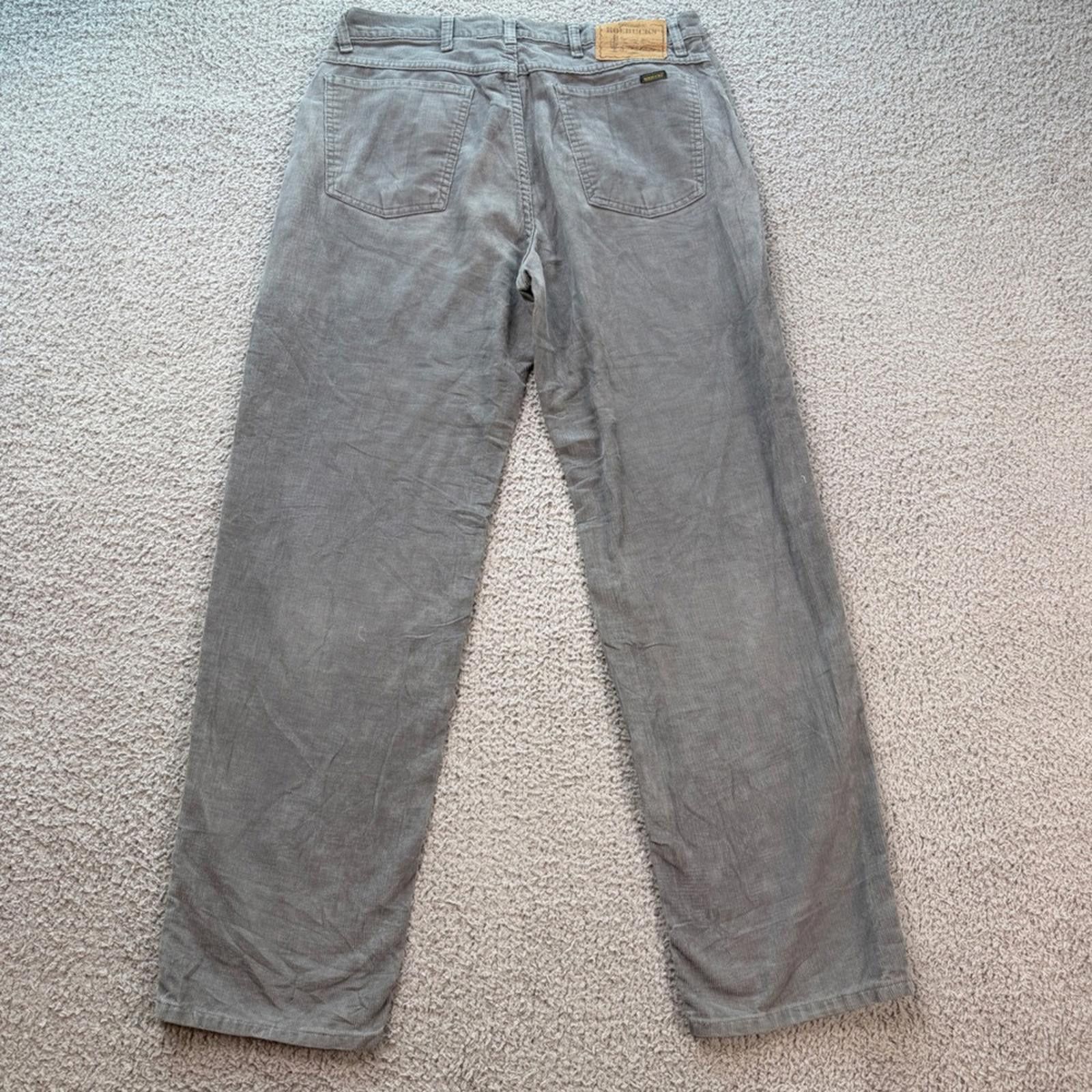 Other Vintage 80s Roebucks Corduroy Pants Mens 34x30 Trousers Size US 34 / EU 50 - 2 Thumbnail